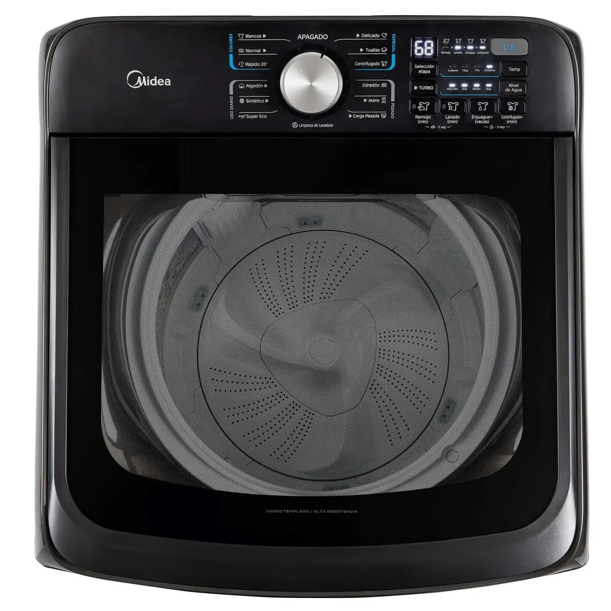 Lavadora Midea Carga Superior Automática Titanium 16KG