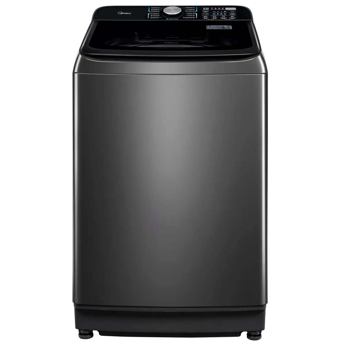Lavadora Automática Midea 18 kg Carga Superior Titanium