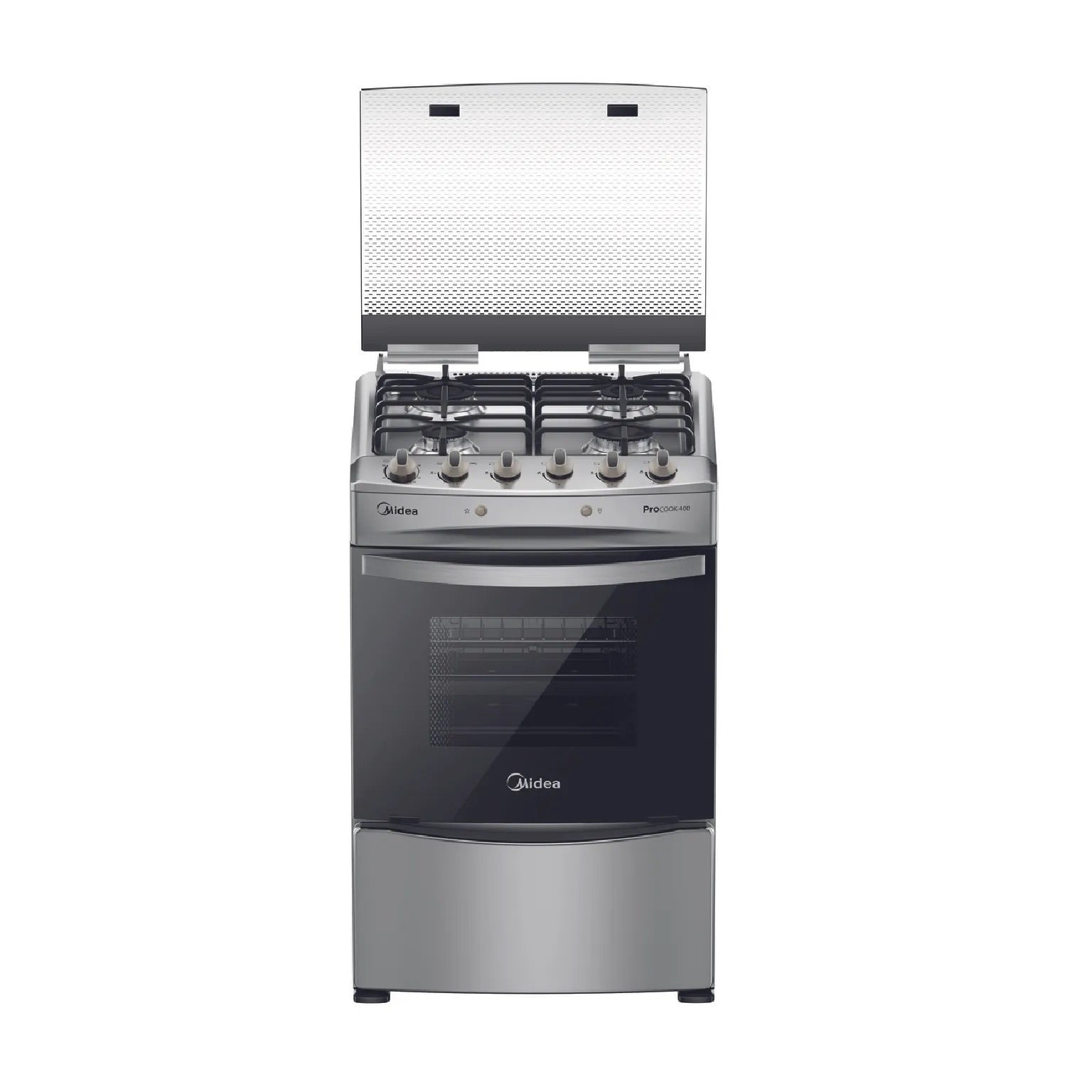 Cocina a Gas 4 Quemadores MCG-4QPI24NS Acero Inoxidable