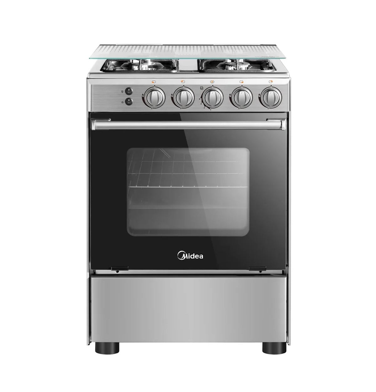 Cocina a Gas 4 Quemadores Silver - OpenBox