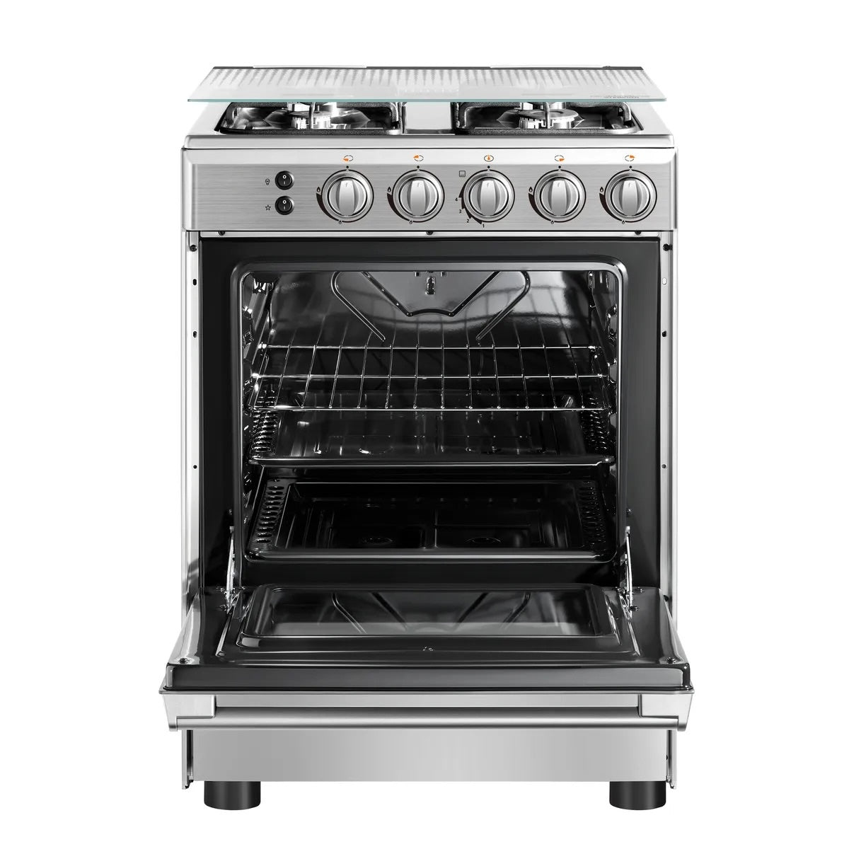 Cocina a Gas 4 Quemadores Silver - OpenBox