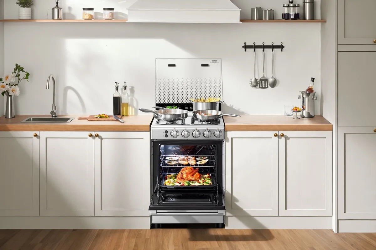 Cocina a Gas 4 Quemadores Silver - OpenBox