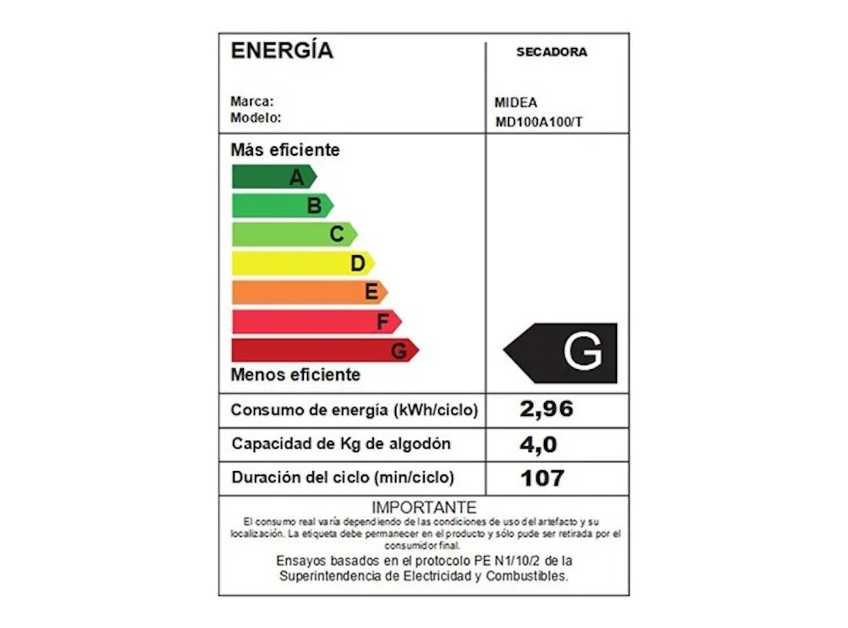 Secadora Eléctrica Ventilación Titanium 10 KG - OpenBox