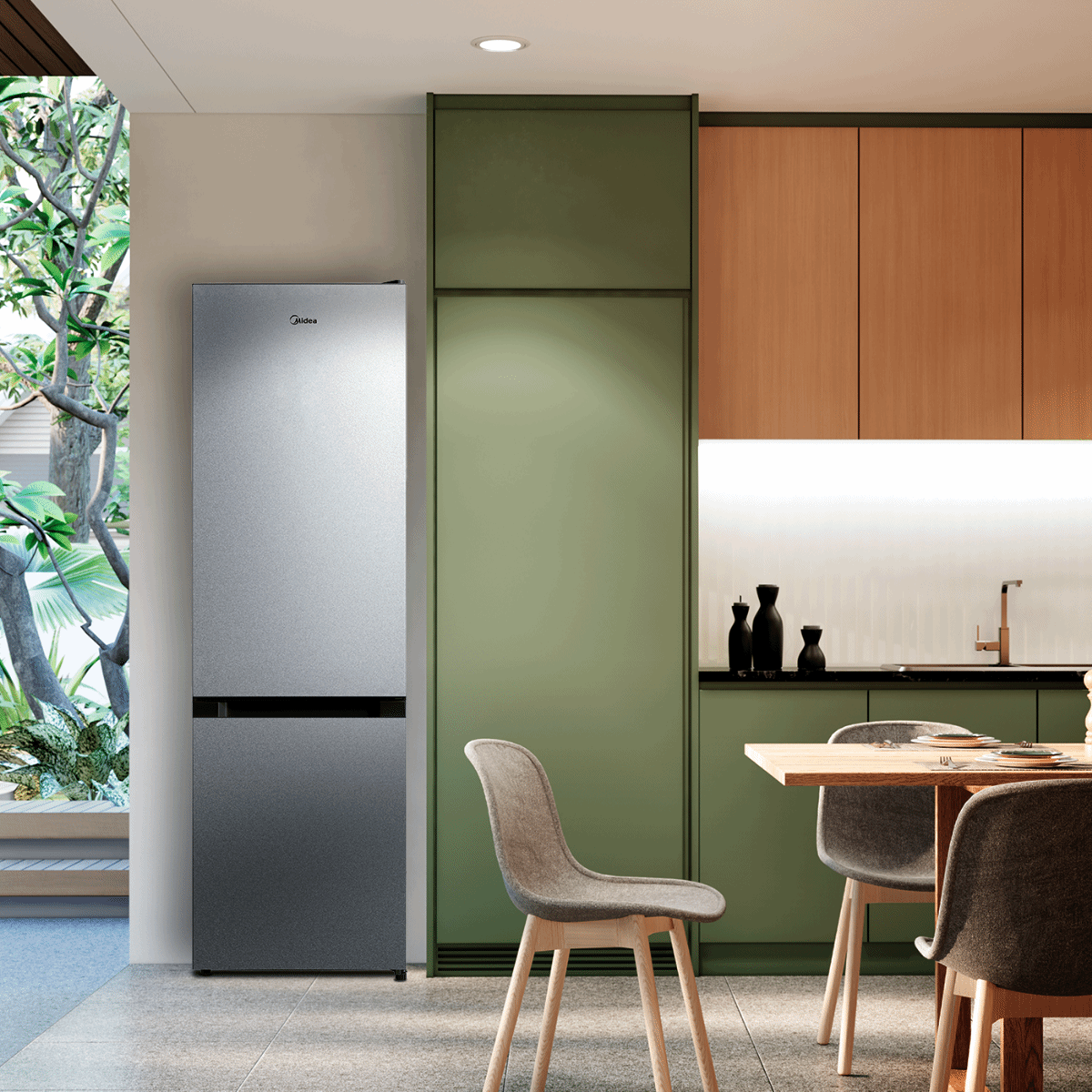 Refrigerador Bottom Freezer Frío Directo 259 Litros-OpenBox