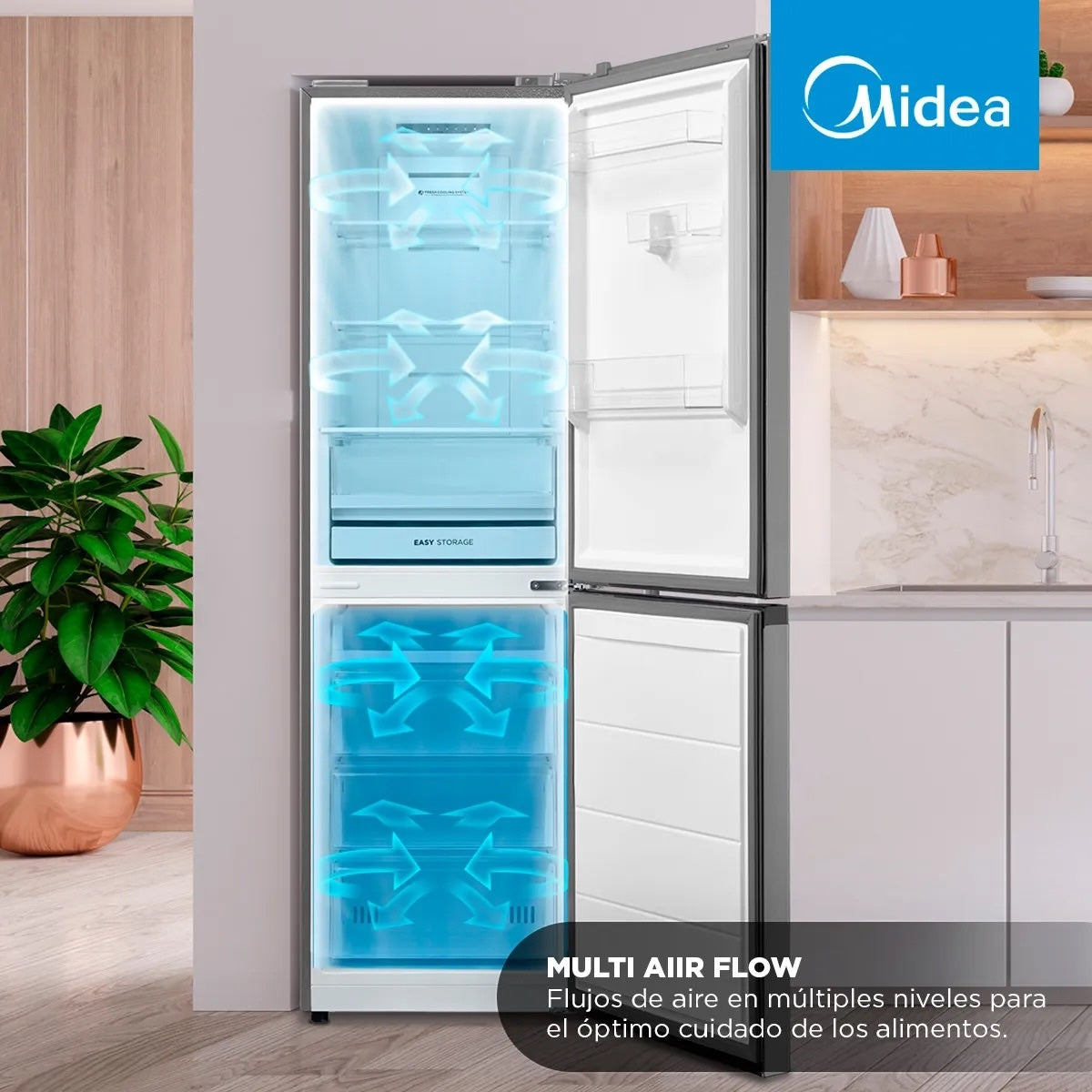 Refrigerador Bottom Freezer No Frost Light 259L OpenBox