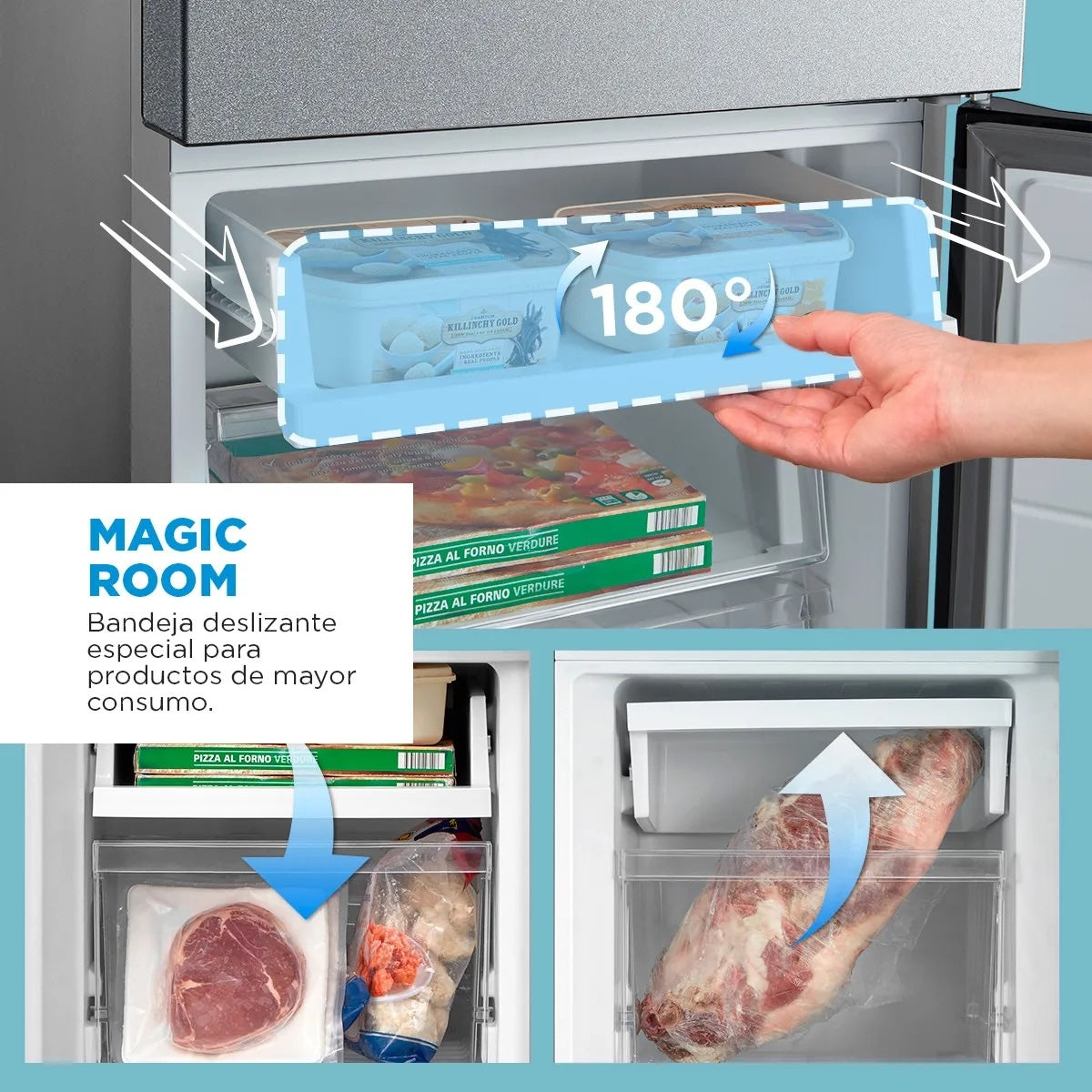 Refrigerador Bottom Freezer No Frost Light 259L OpenBox