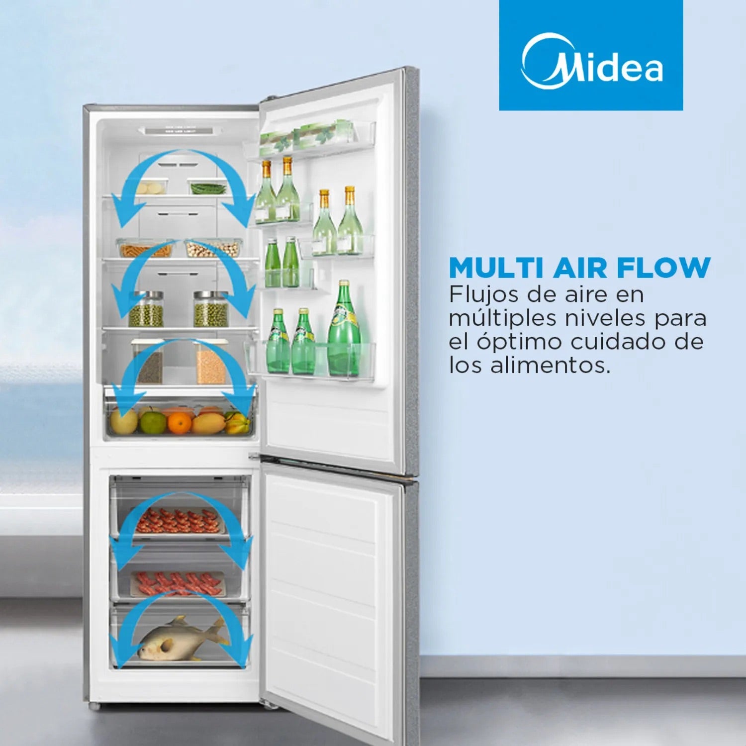 Refrigerador Bottom Freezer No Frost Light 302L OpenBox