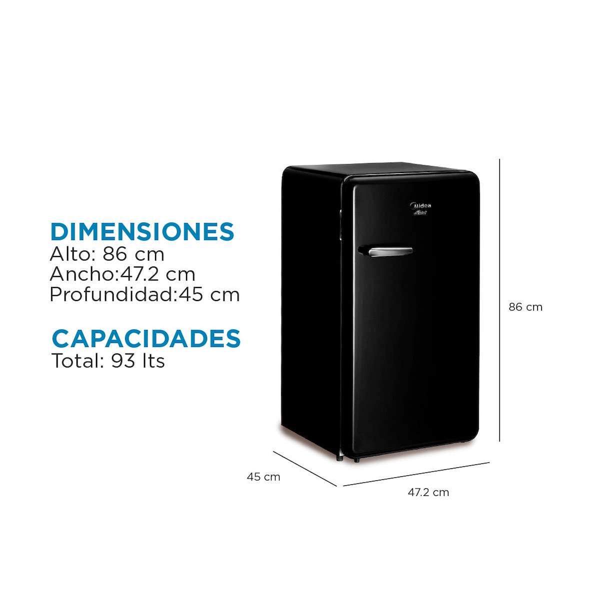 Refrigerador Minibar Frío Directo 93 Litros  - OpenBox