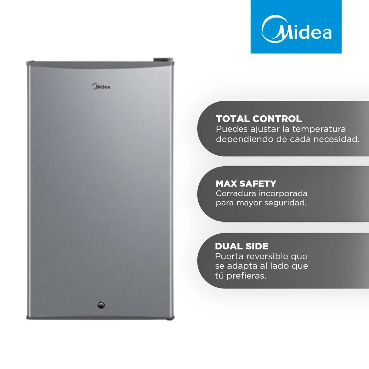 Refrigerador Minibar Frío Directo Light Silver 93L - OpenBox