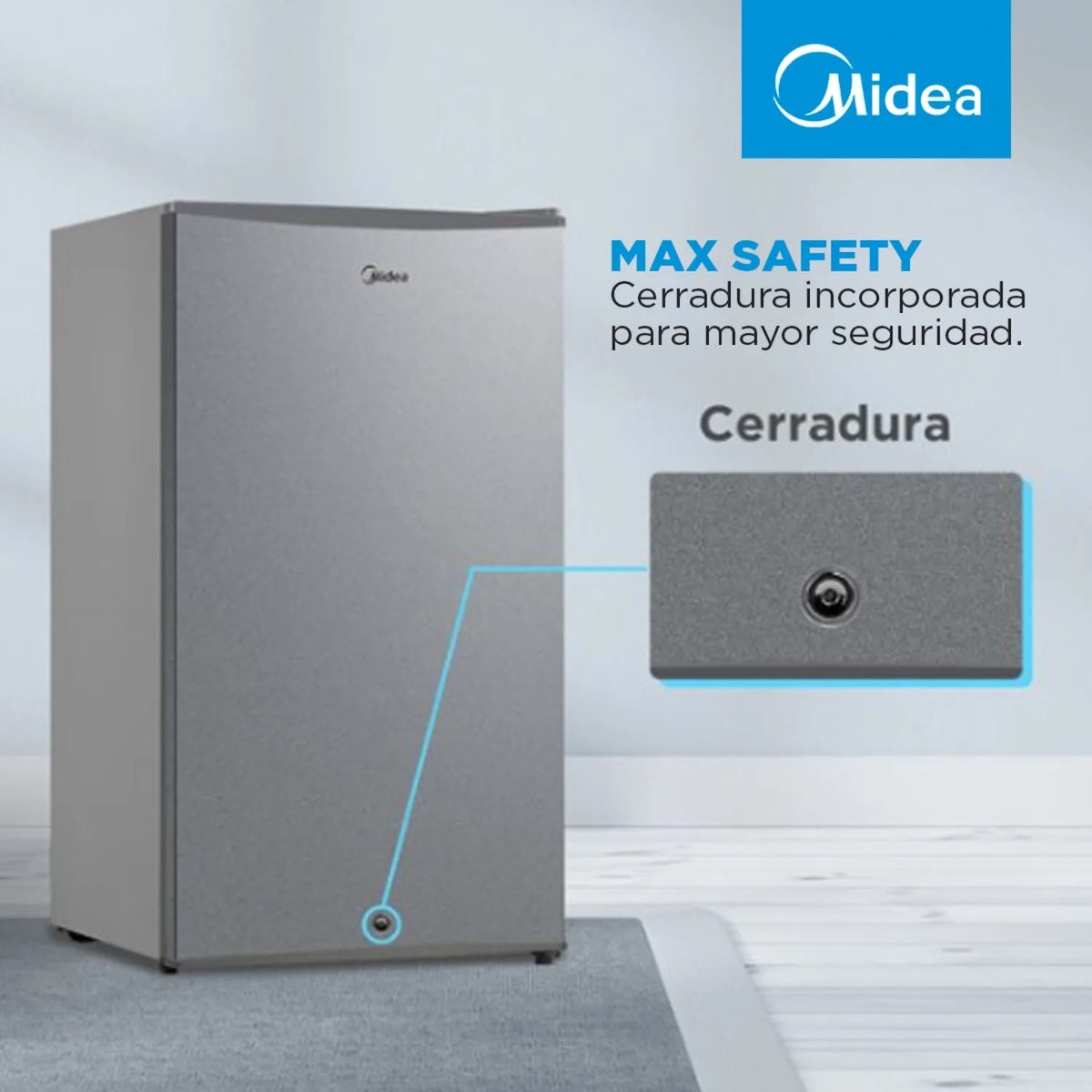 Refrigerador Minibar Frío Directo Light Silver 93L - OpenBox