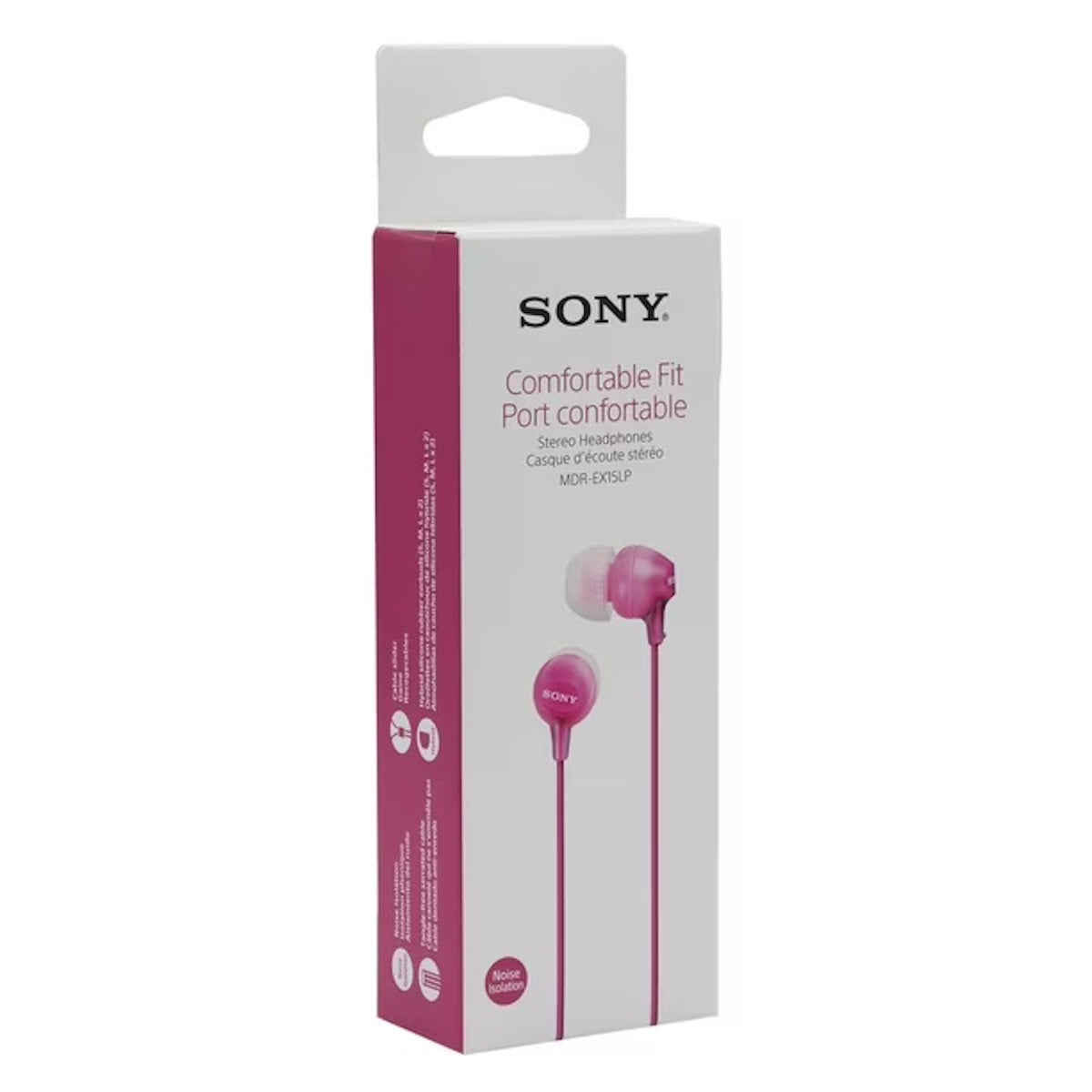 Audífonos Sony MDR-EX15LP Rosado In-Ear