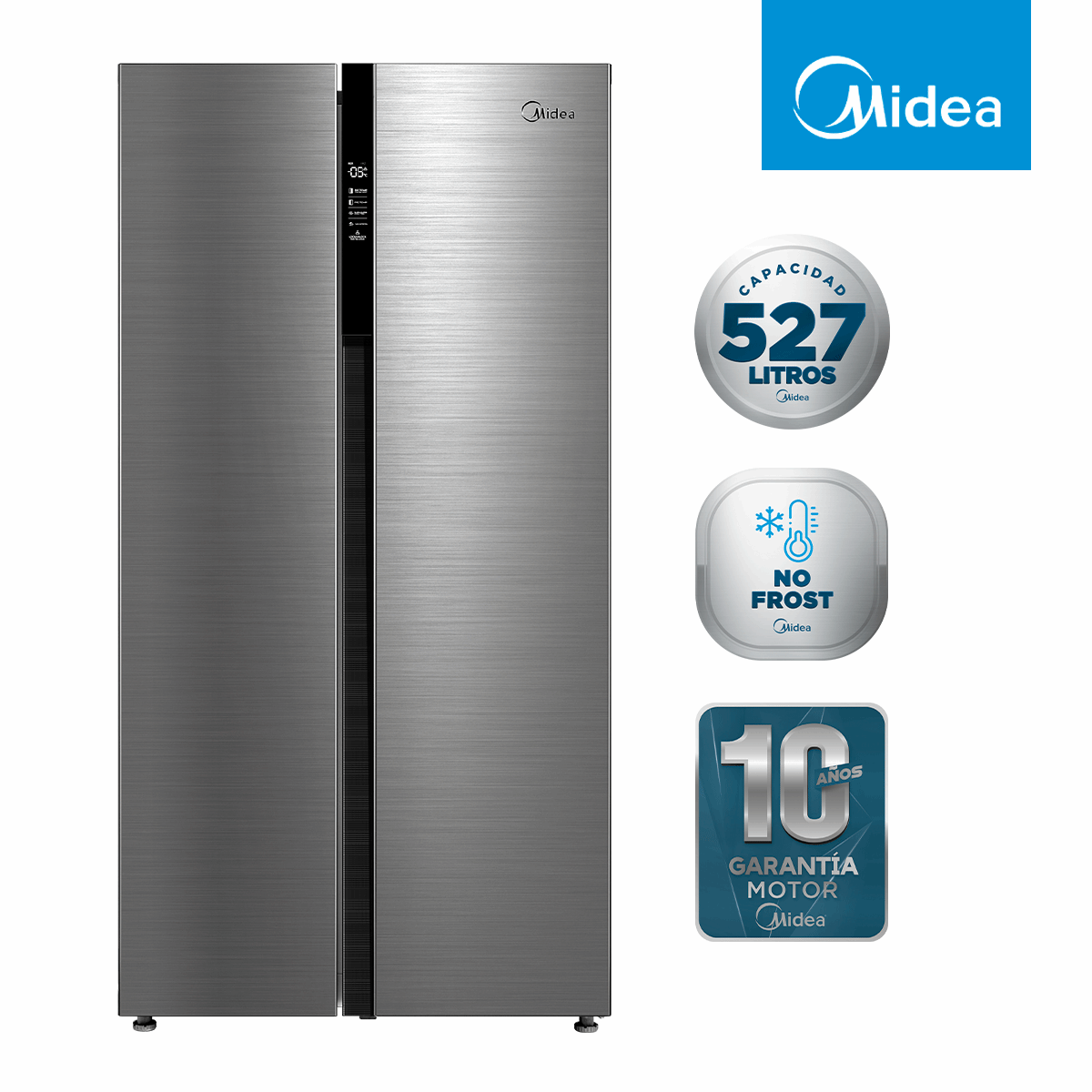 Refrigerador Side by Side Midea MDRS710FGE46 - 527 Litros