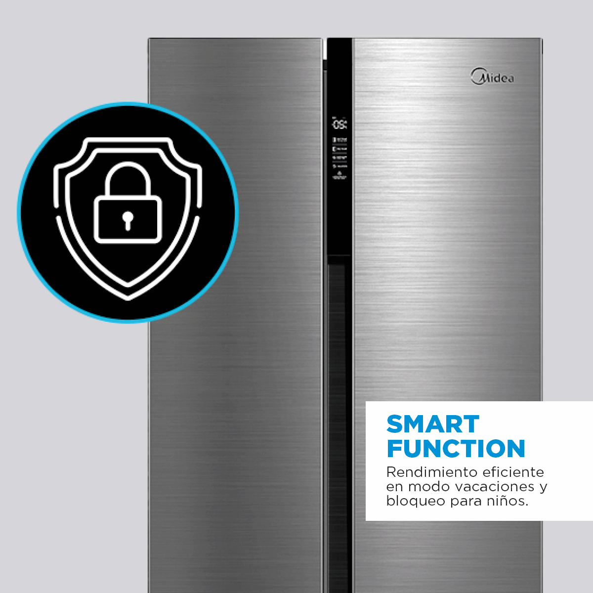 Refrigerador Side by Side Midea MDRS710FGE46 - 527 Litros