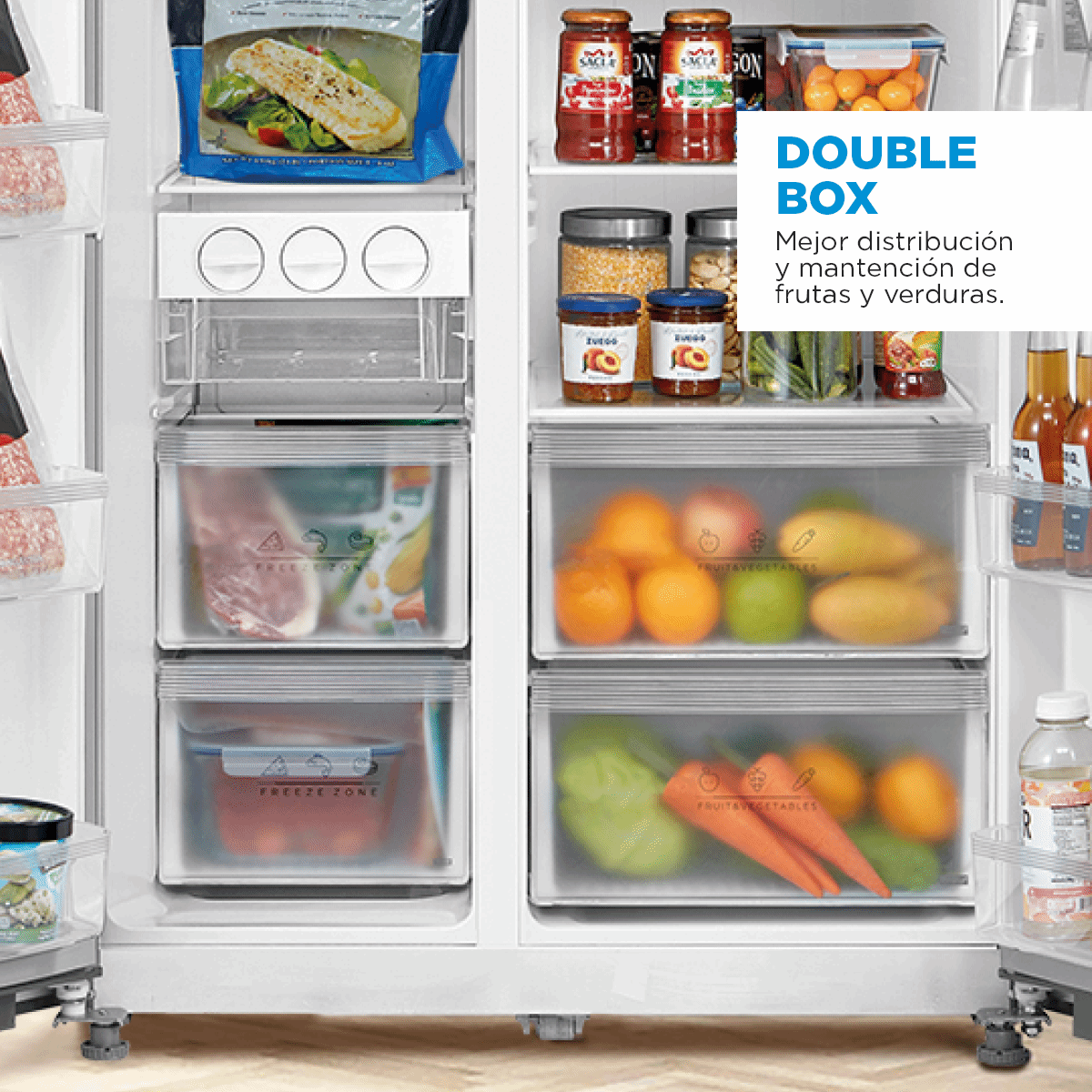 Refrigerador Side by Side Midea MDRS710FGE46 - 527 Litros