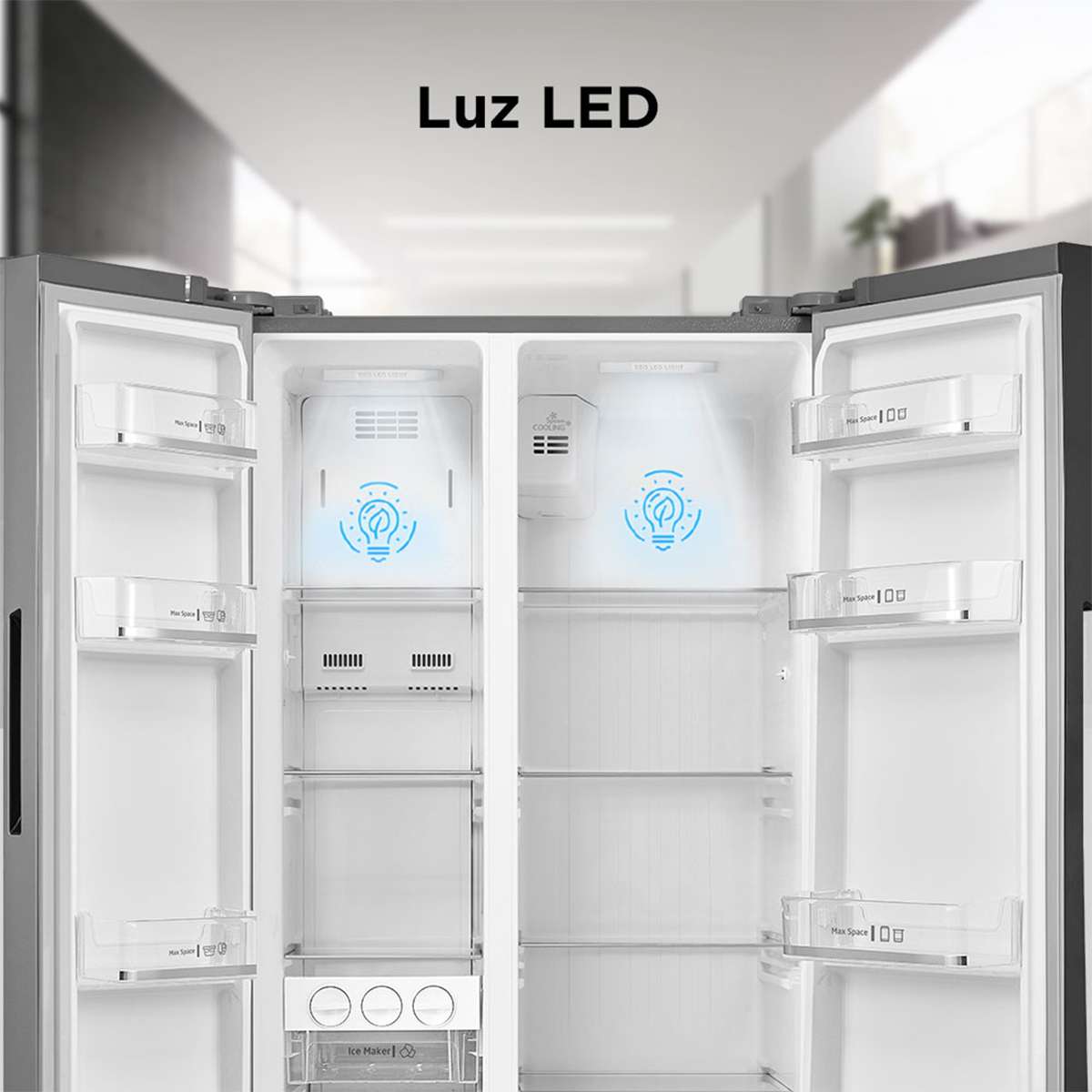 Refrigerador Side by Side Midea MDRS710FGE46 - 527 Litros
