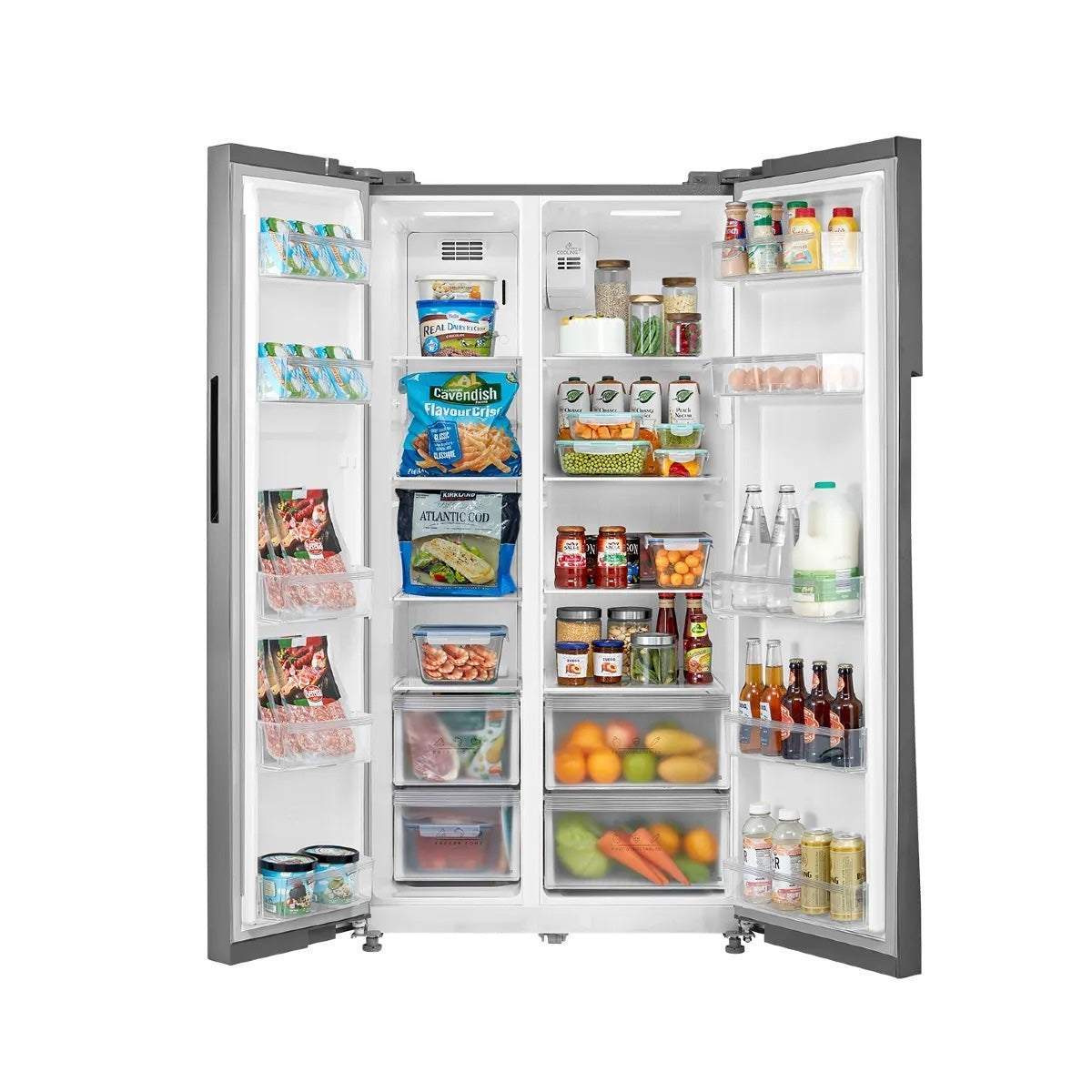 Refrigerador Side by Side No Frost Light Silver 527 Litros - OpenBox