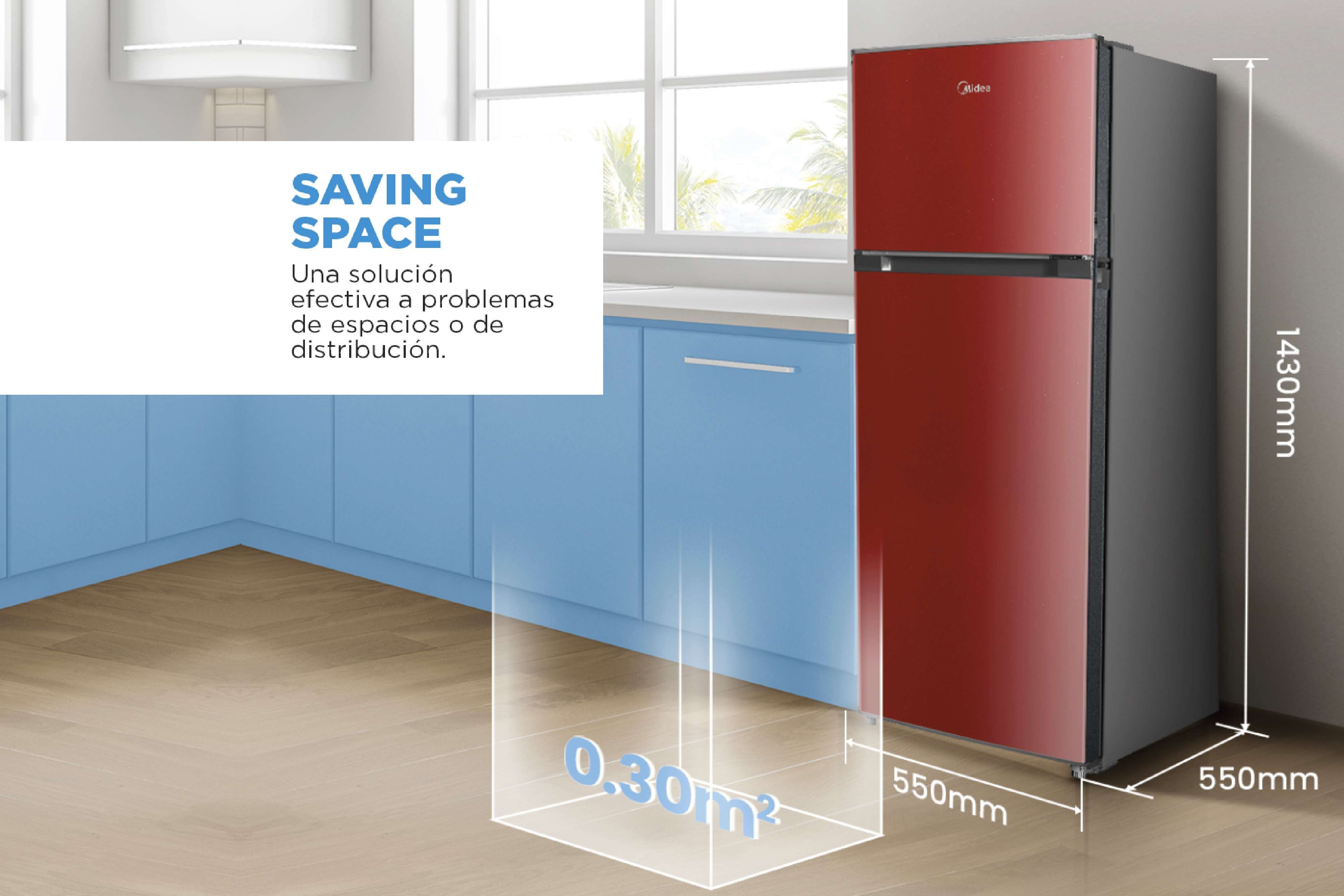 Refrigerador TMF Frío Directo 207 lts