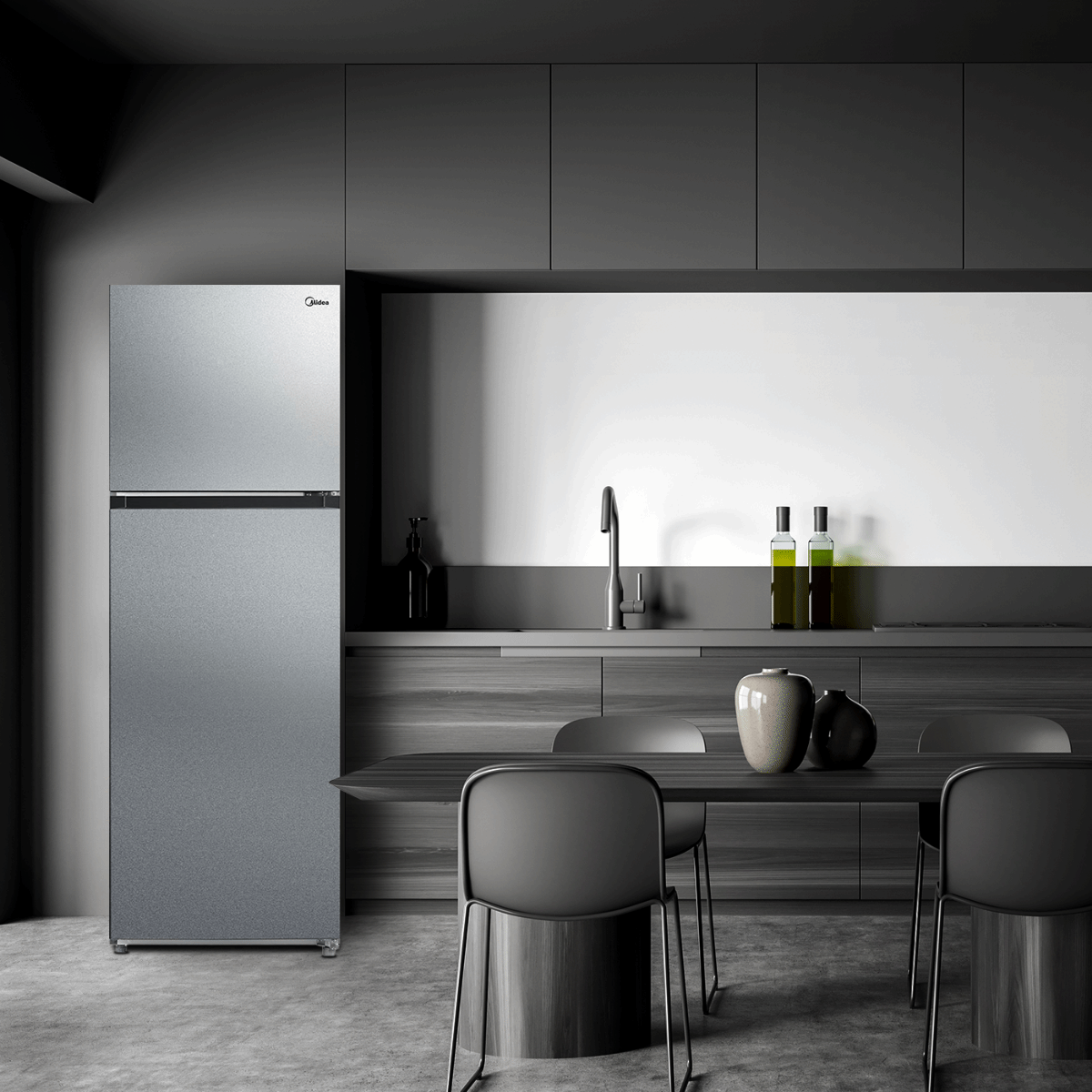 Refrigerador Top Mount No Frost 338 litros Midea  - OpenBox