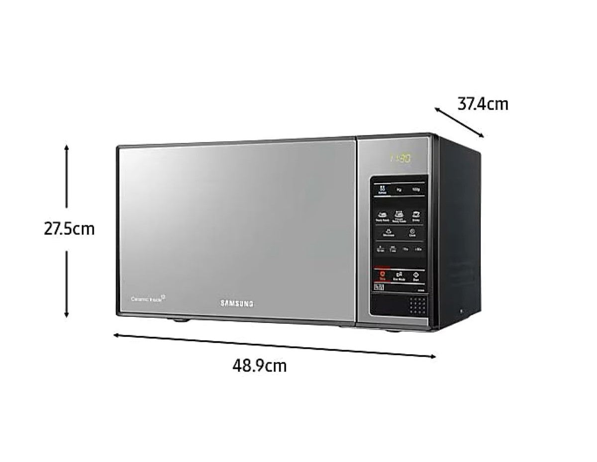 Microondas Samsung Ame83x  Negro 23l 220v - Open Box