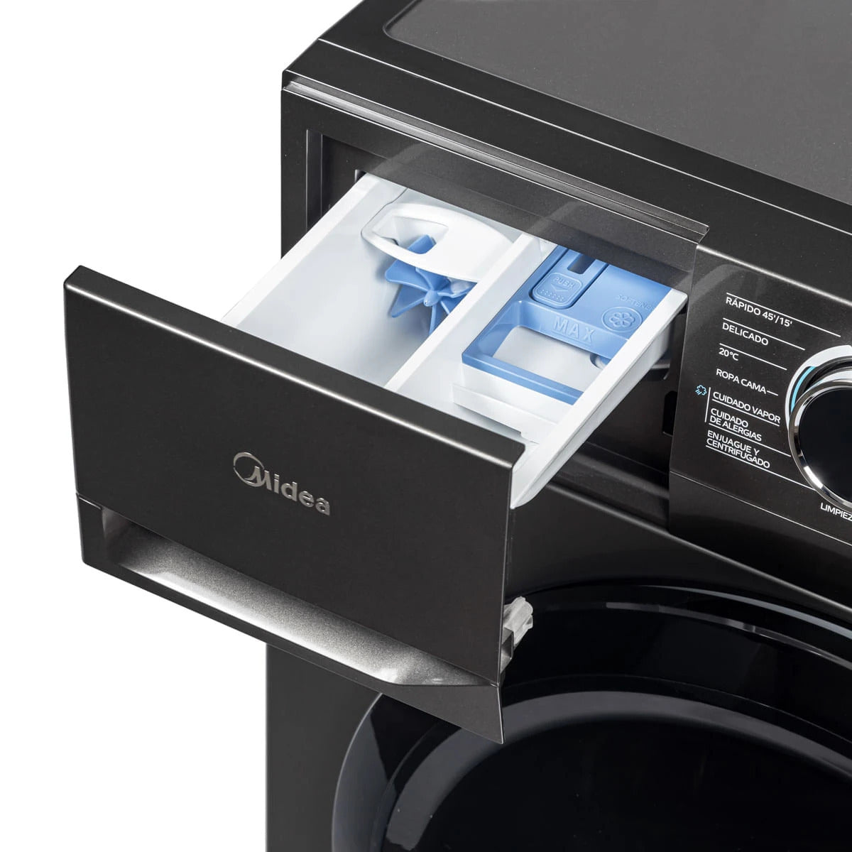 Lavadora Frontal Midea 12 kg con Motor Inverter Quattro