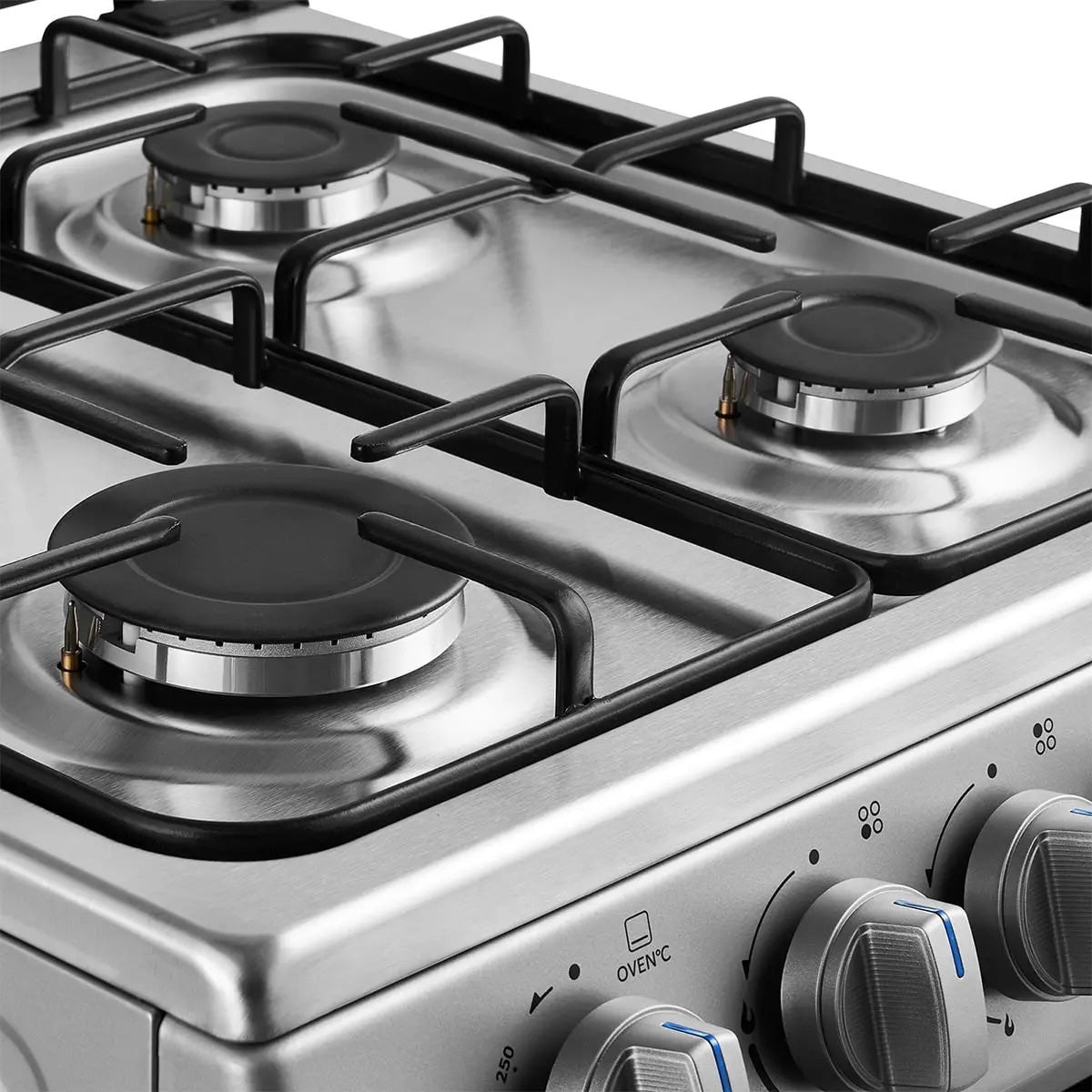 Cocina a Gas Midea MFO-MG20TCSSL – 4 Quemadores, 62 Litros - Open Box
