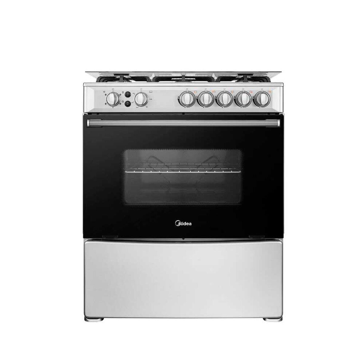 Cocina a Gas 5 Quemadores Horno de 95 Lt