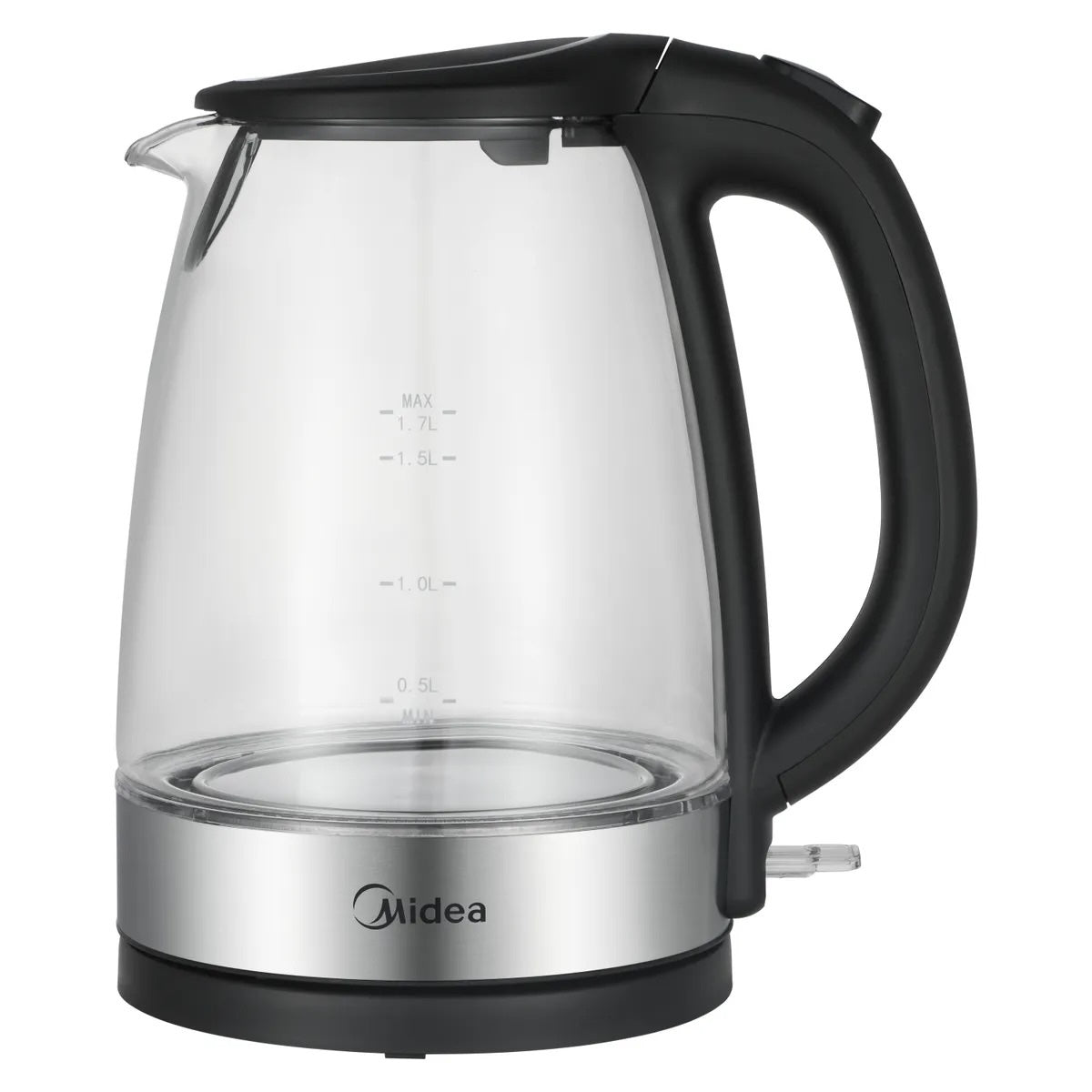 Hervidor Midea MK-17G02A 1,7 Litros de Vidrio con Luz LED