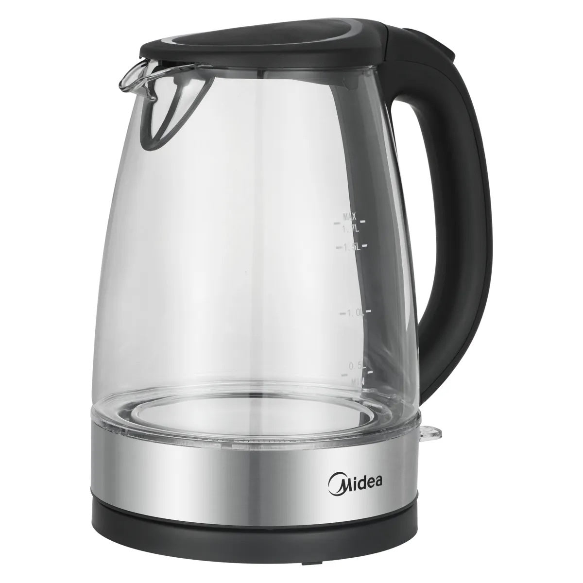 Hervidor Midea MK-17G02A 1,7 Litros de Vidrio con Luz LED