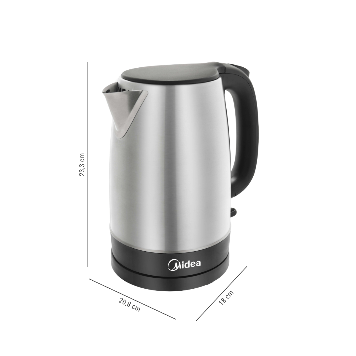 Hervidor Mecánico Inox Midea de 1,7l OpenBox
