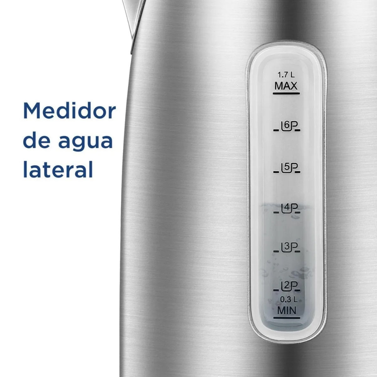 Hervidor Midea MK-17S42B 1,7 Litros Acero Inoxidable