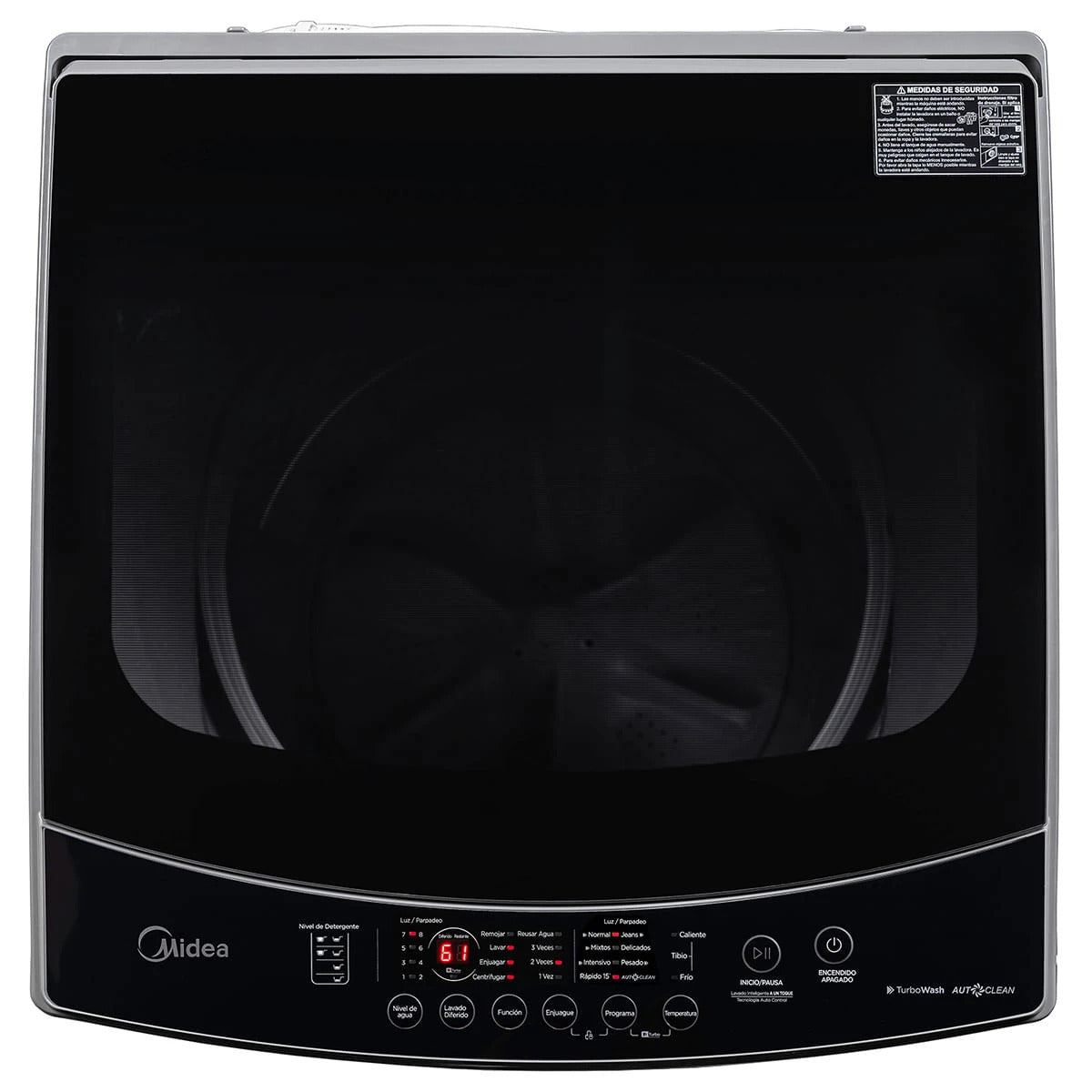 Lavadora Midea MLS-135GE04N Carga Superior 13,5 kg Ultra Cube 3G