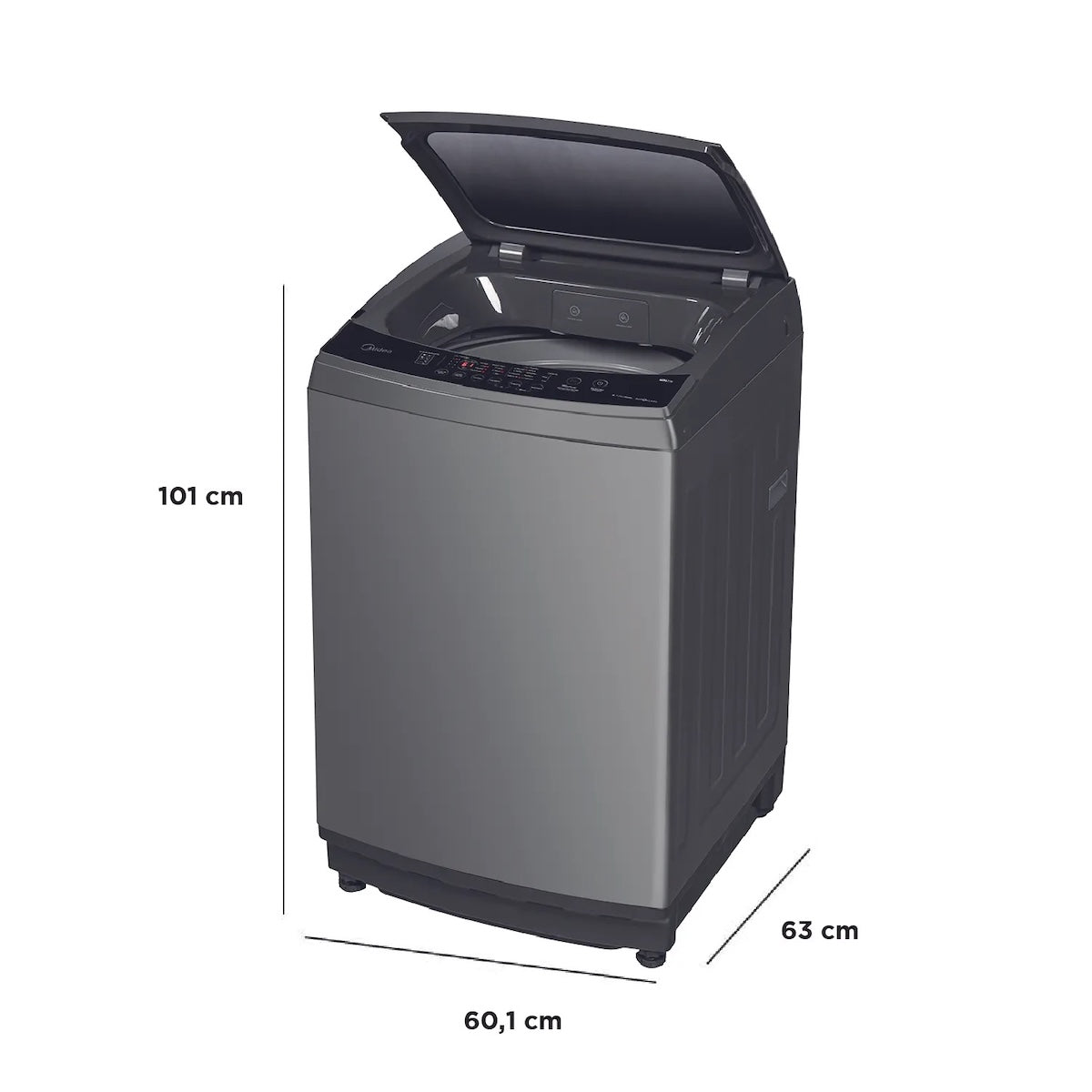 LAVADORA SUPERIOR GRIS 19 KILOS - OpenBox