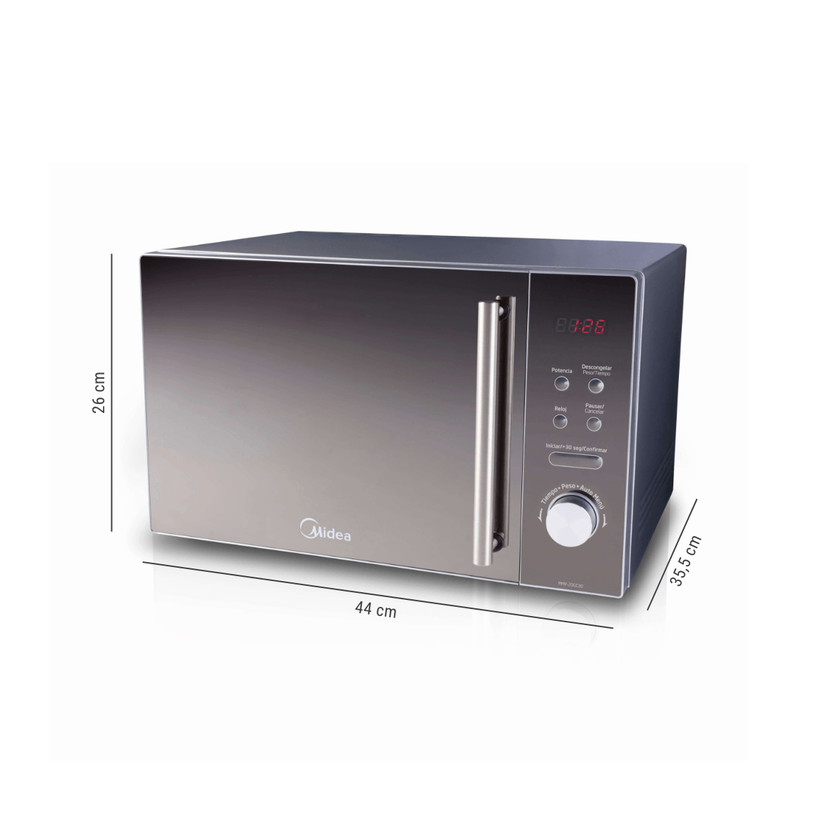 Microondas Digital 20 lts Mirror MMP-20GC3D - Open Box