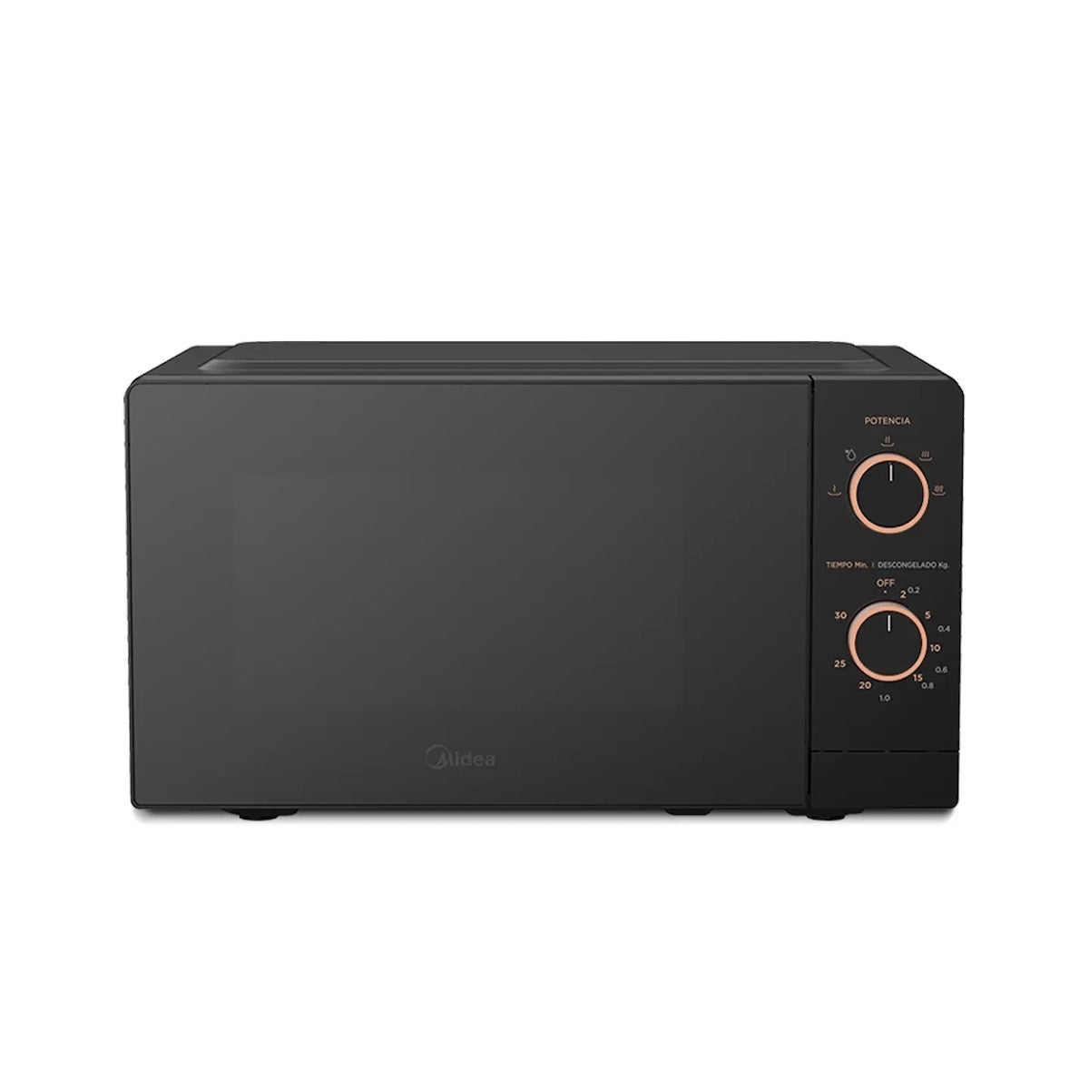 Microondas mecánico Midea 20 litros negro