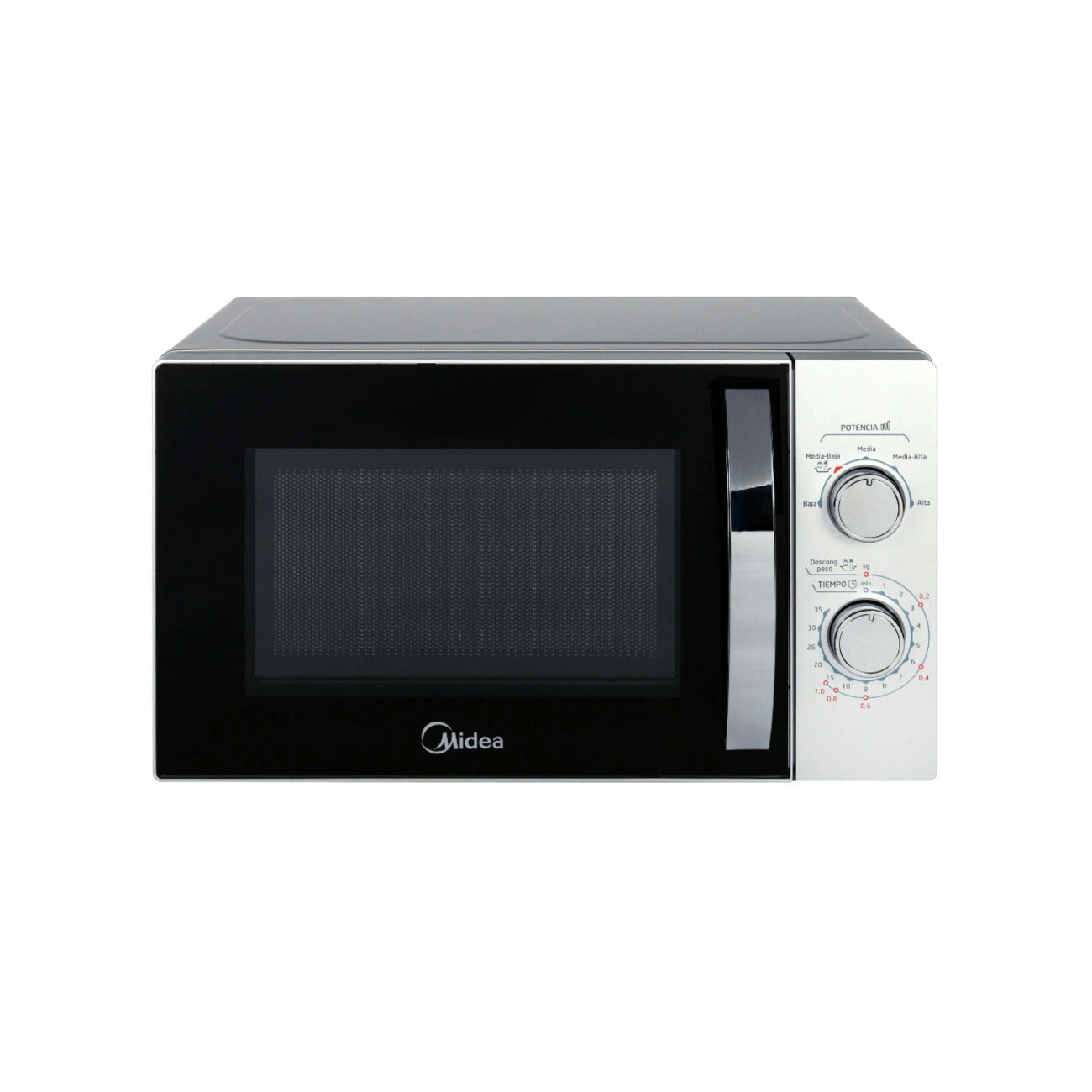 Microondas Midea mecánico 20 litros Silver MMP-20NCJ9