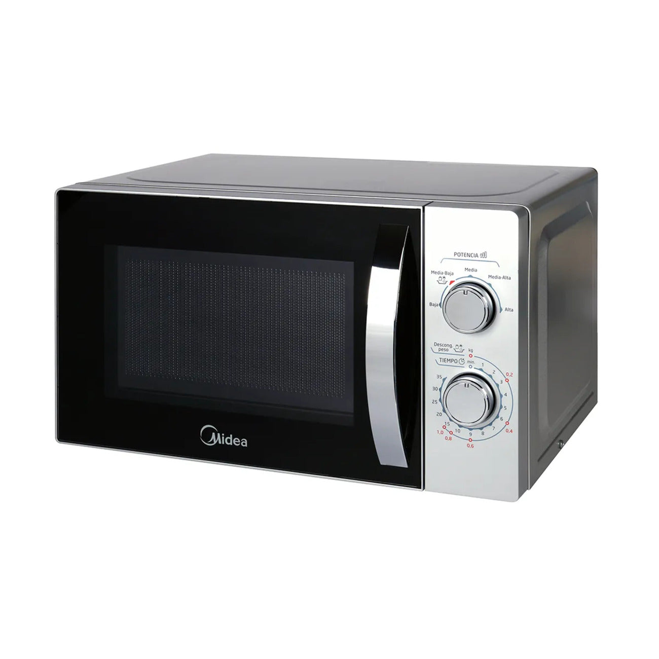 Microondas Midea mecánico 20 litros Silver MMP-20NCJ9