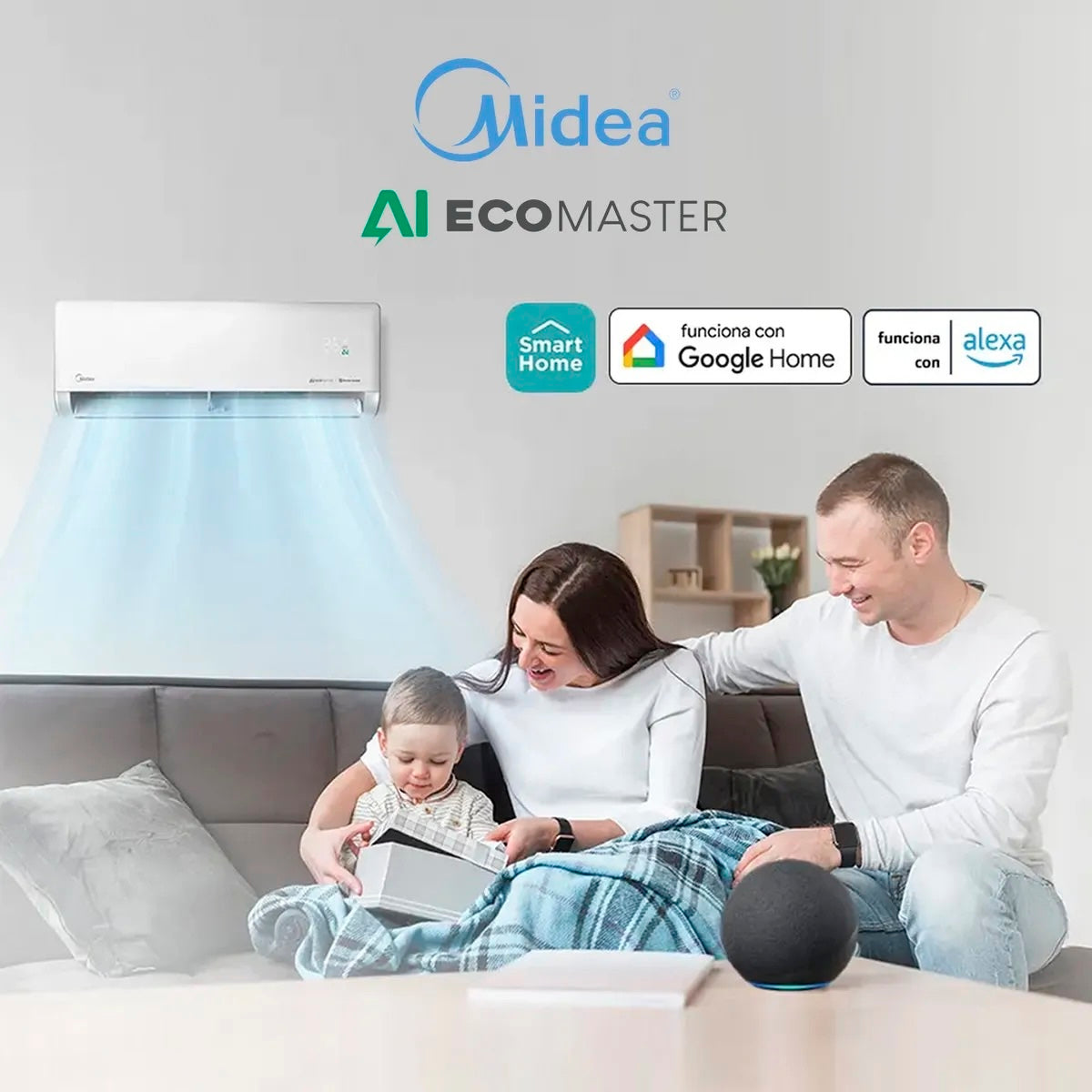 Aire Acondicionado Midea MOX130-09HDN1-B Xtreme 9.000 BTU