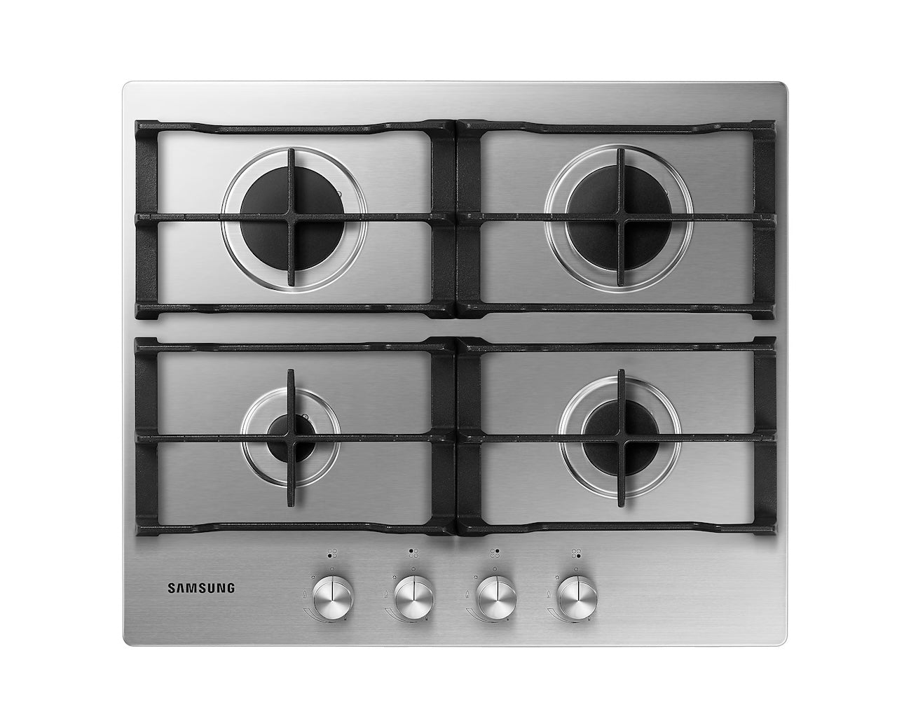 Encimera a Gas Samsung 4 quemadores Silver