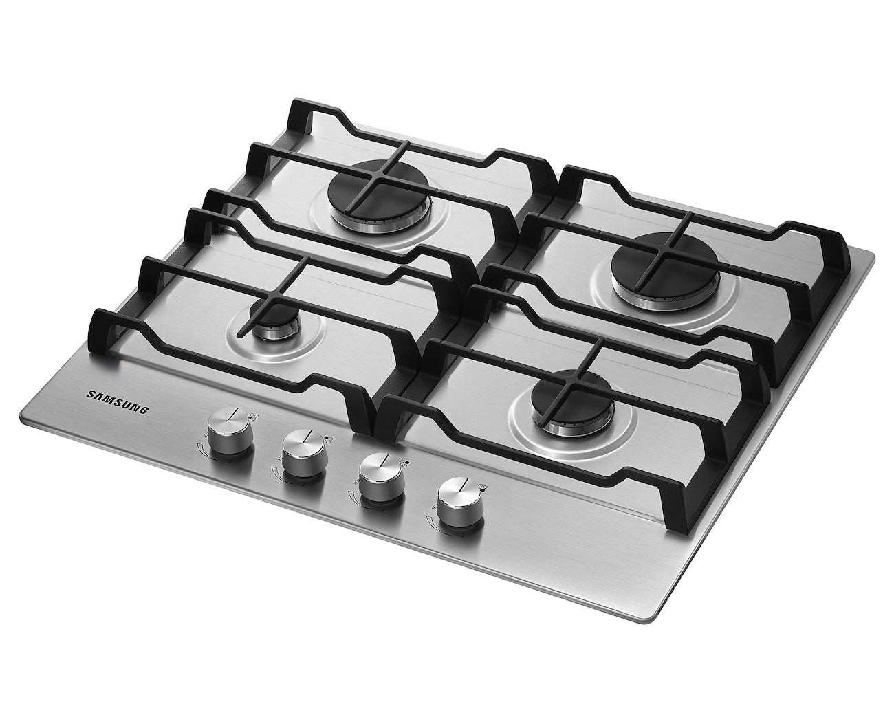 Encimera a Gas Samsung 4 quemadores Silver