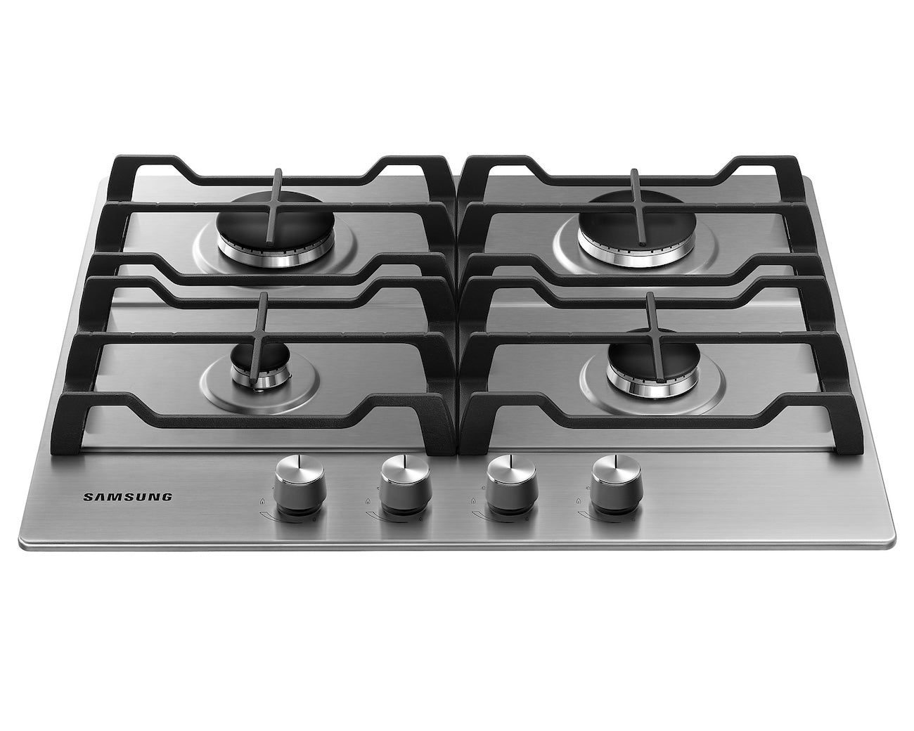 Encimera a Gas Samsung 4 quemadores Silver
