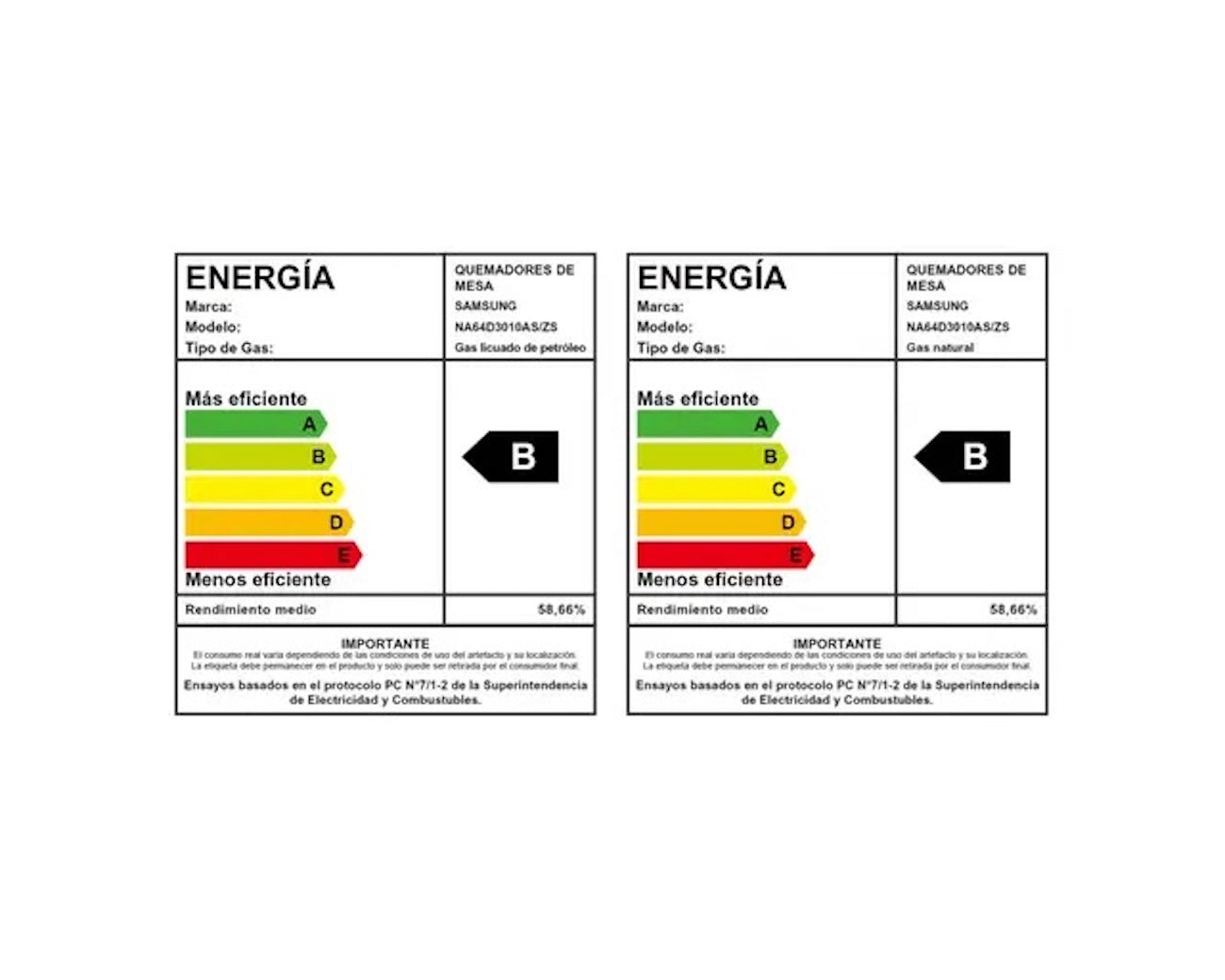 Encimera a Gas Samsung 4 quemadores Silver