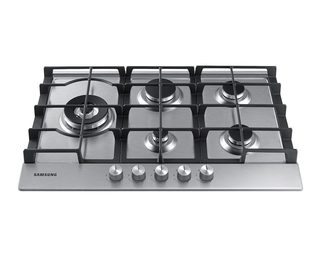 Encimera a Gas Samsung 5 quemadores Silver