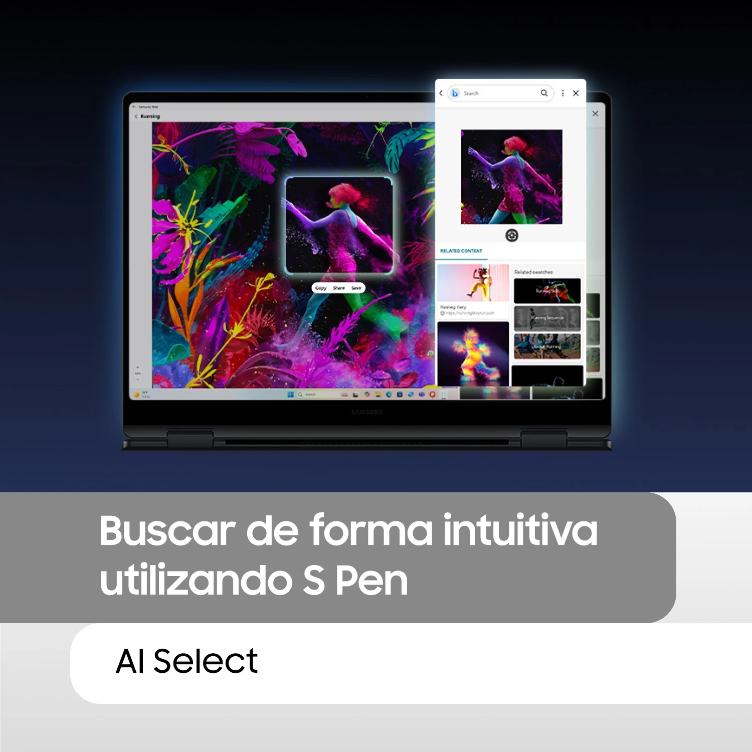 Notebook Samsung Galaxy Book4 Pro 14" Intel Core Ultra 7