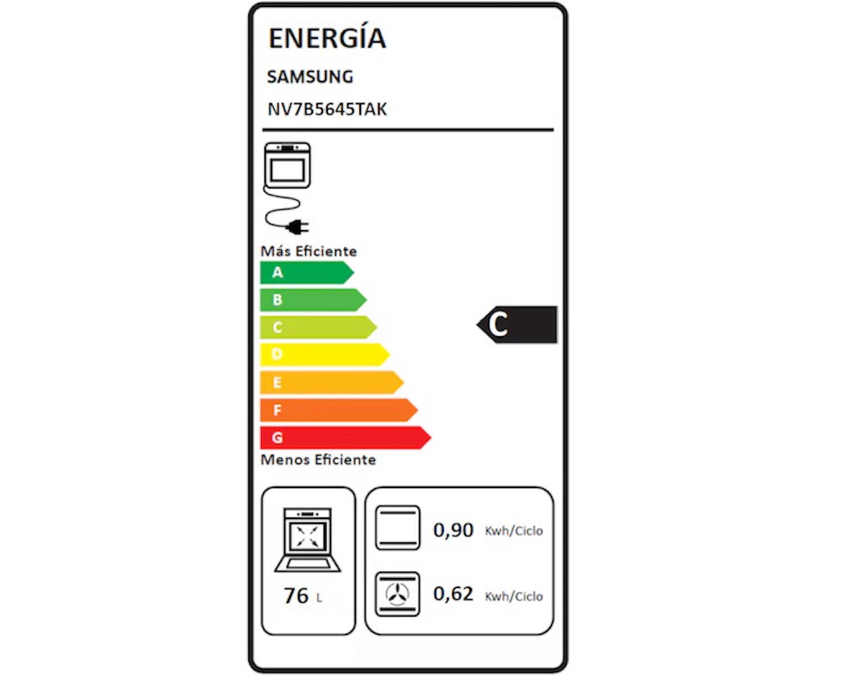 Horno Eléctrico Samsung Series 5 Dual Cook Air Fry Wi-Fi 76L - Caja Reciclada