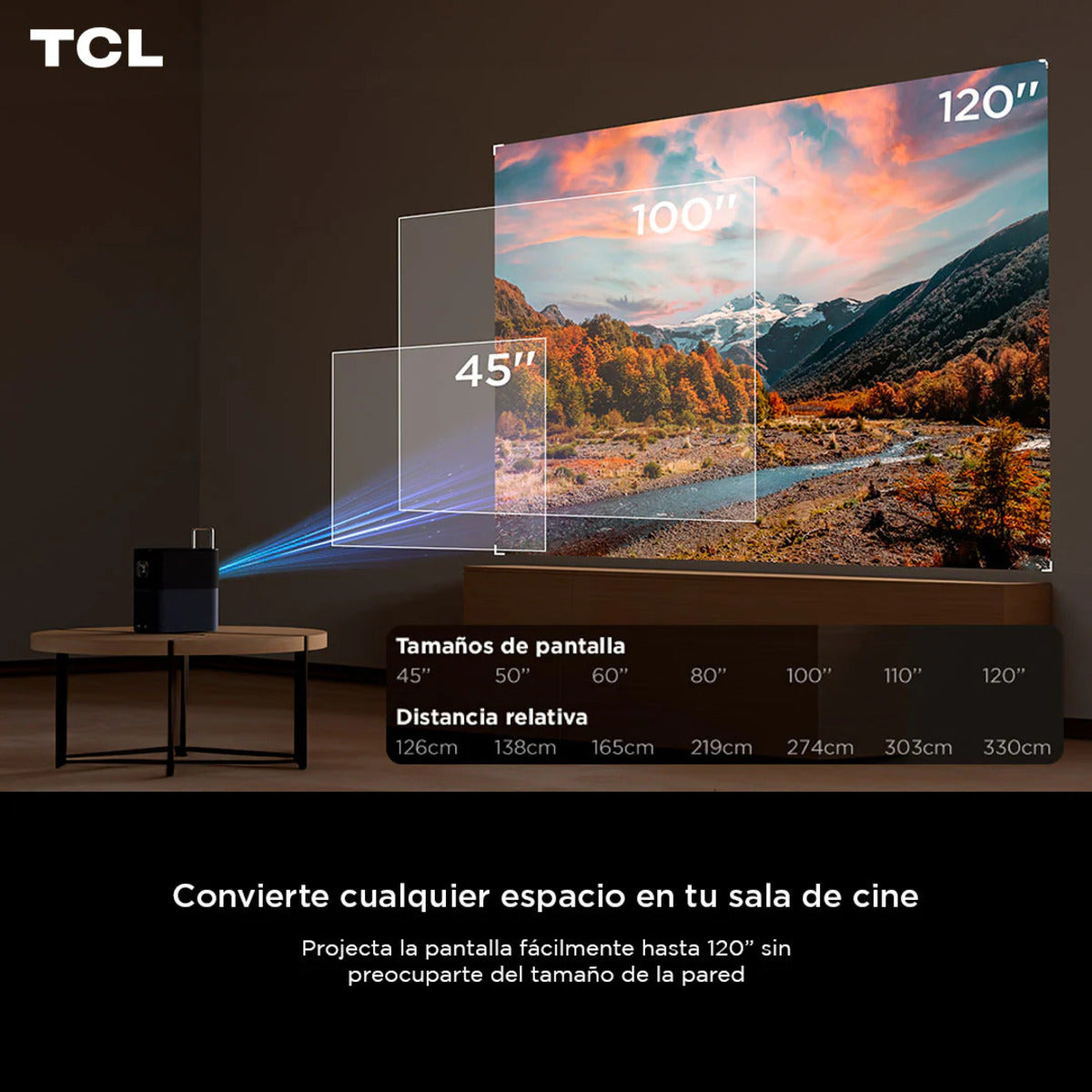 Proyector Smart TCL A1 Google TV P3801S-3ALCCL11 Full HD