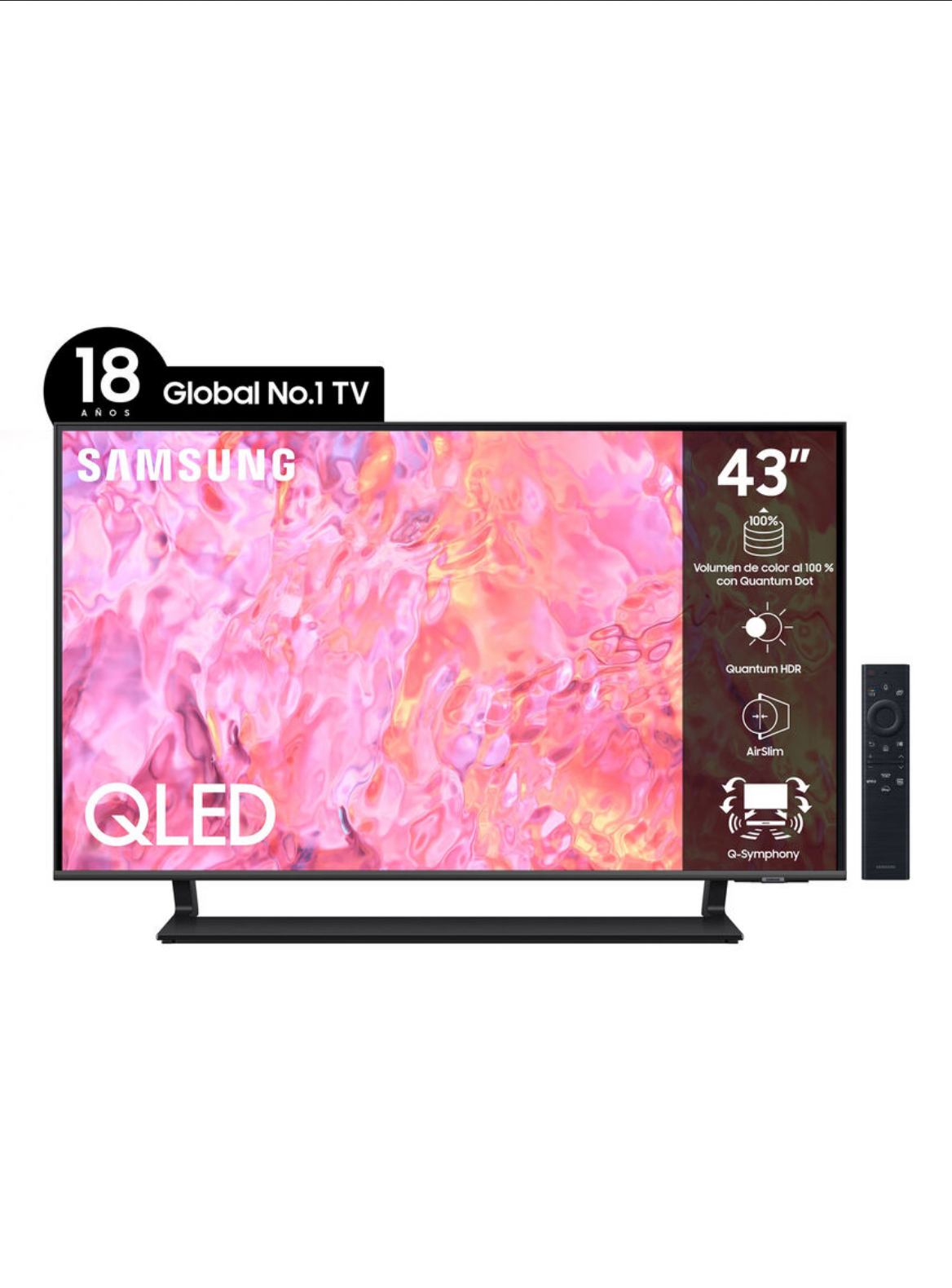 Smart TV Samsung QLED 43" 4K Q65C Series