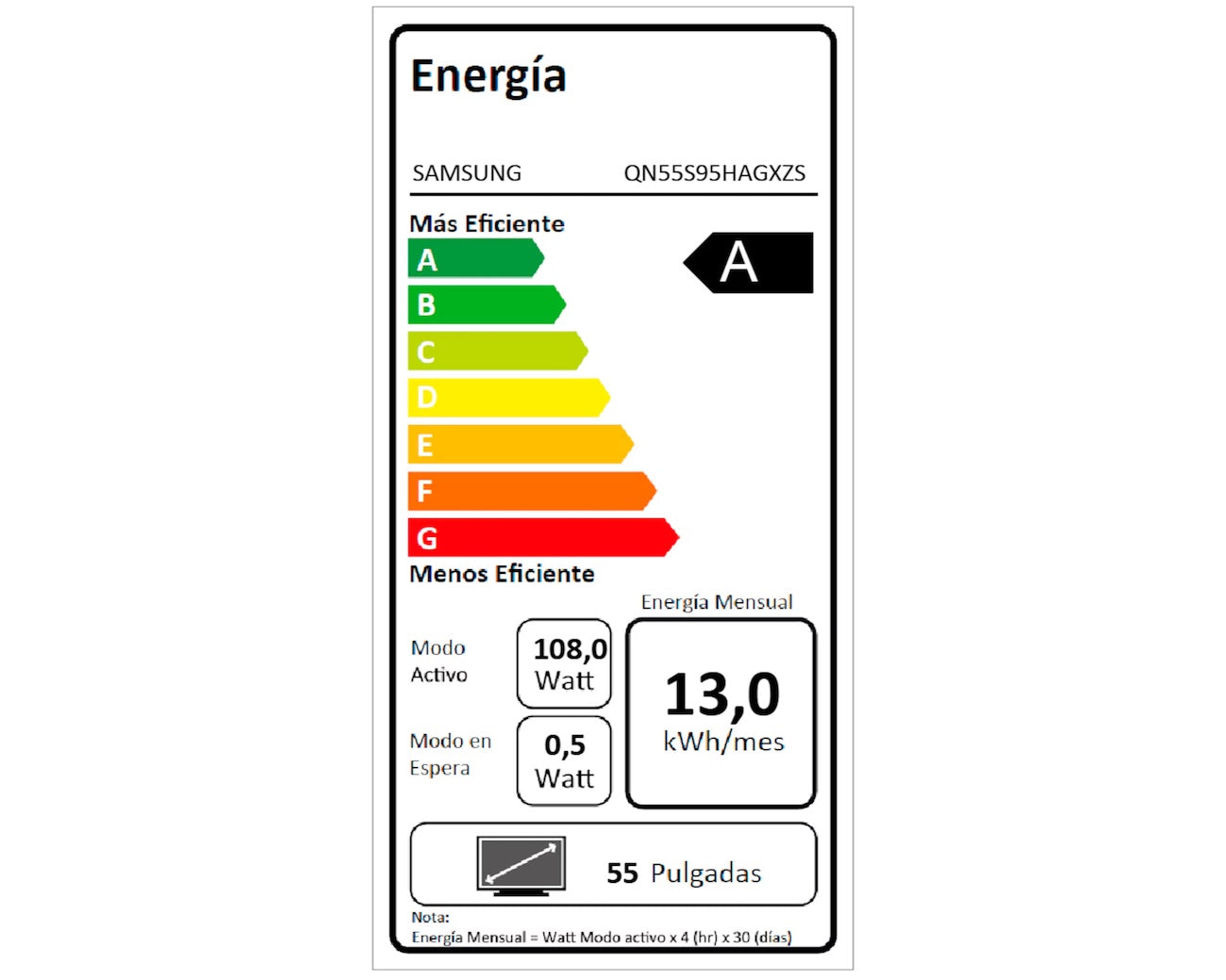 Samsung QN55S95HAGXZS OLED S95H 55" 4K Vision AI Smart TV