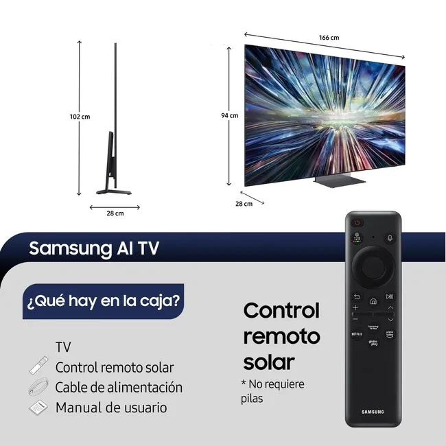 Neo QLED Samsung 75" QN900D 8K UHD Smart TV 2024 - Open Box