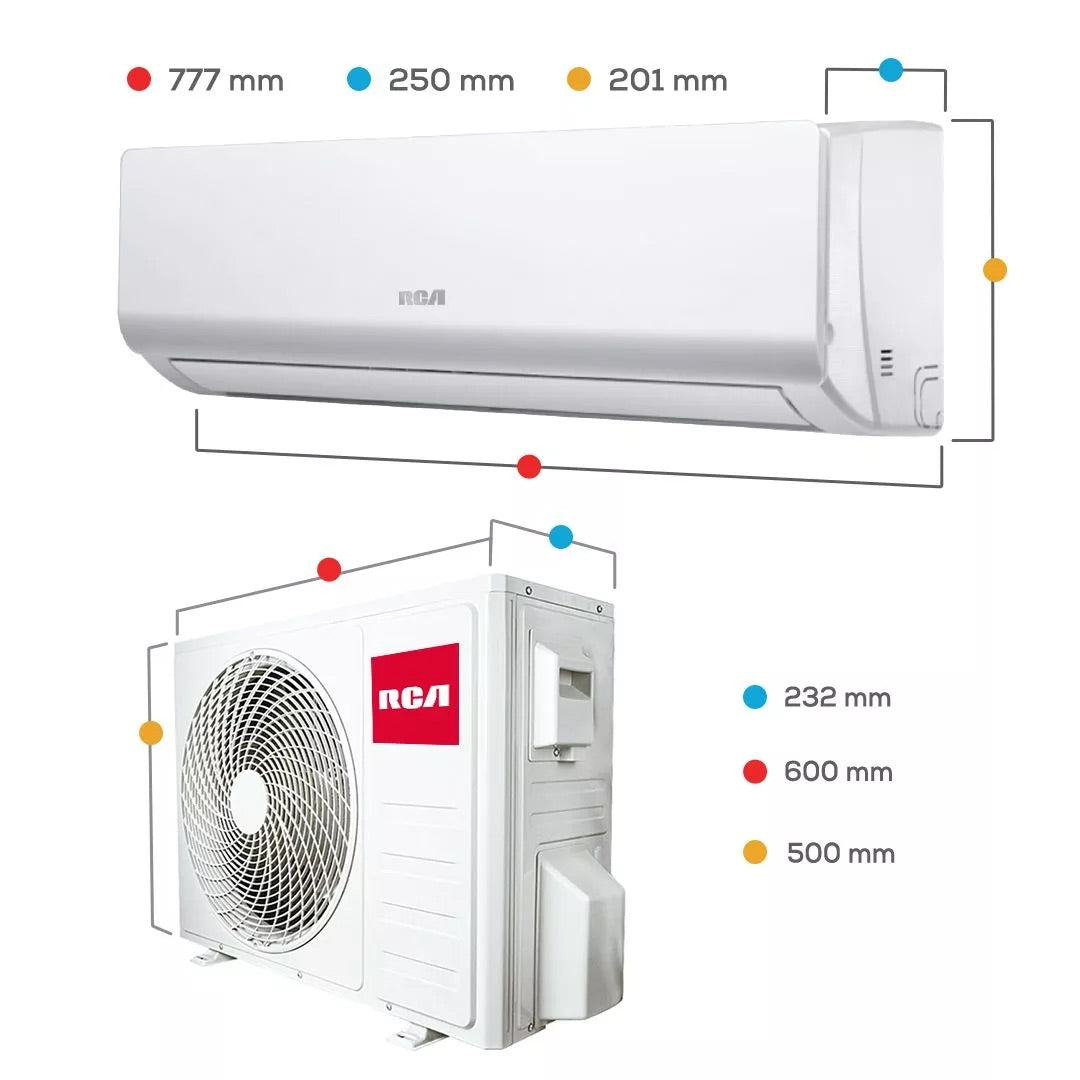 Aire Acondicionado Frio-Calor Split RCA 9000 BTU - Caja Reciclada