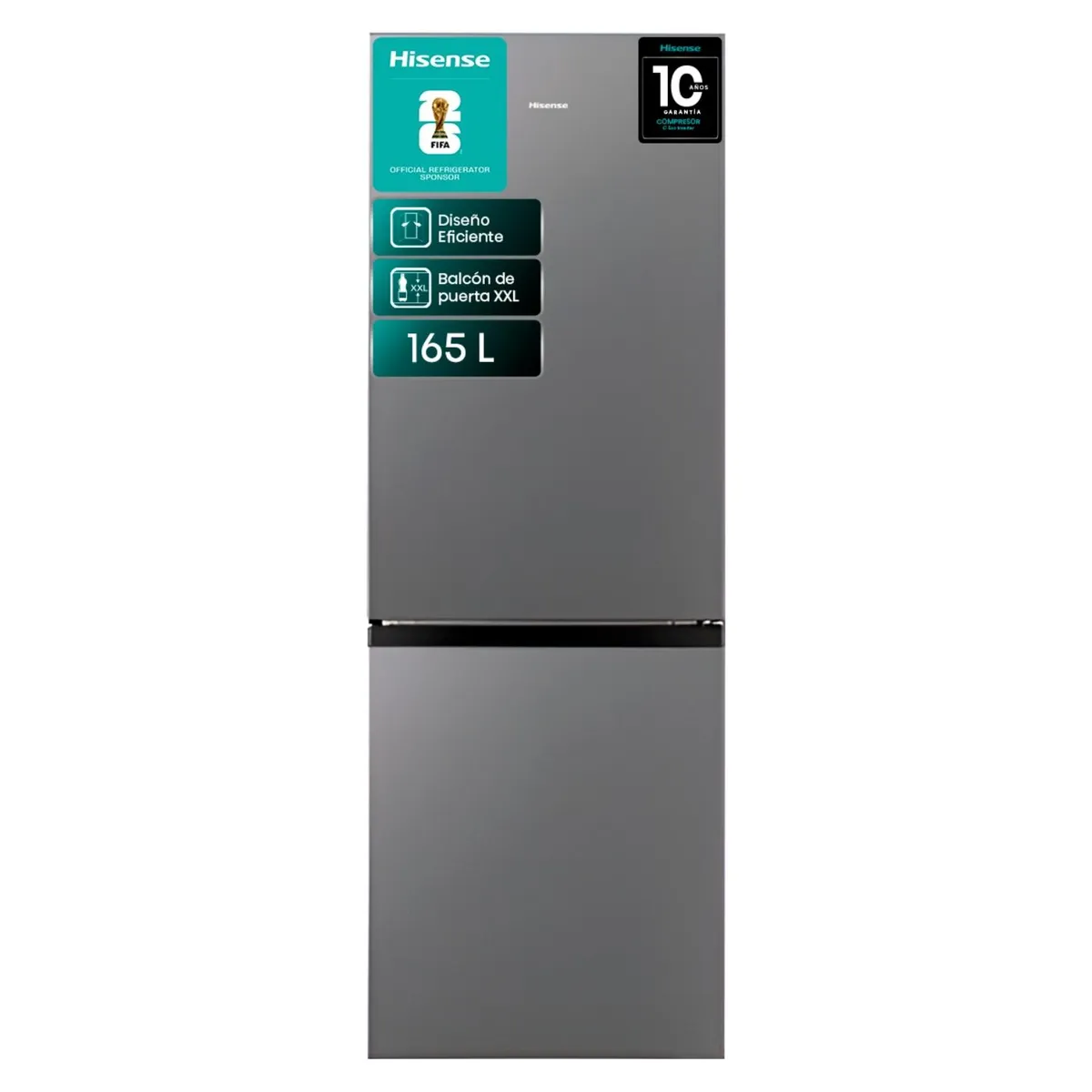 Refrigerador Top Freezer Hisense RD22DC 205L Inox Frío